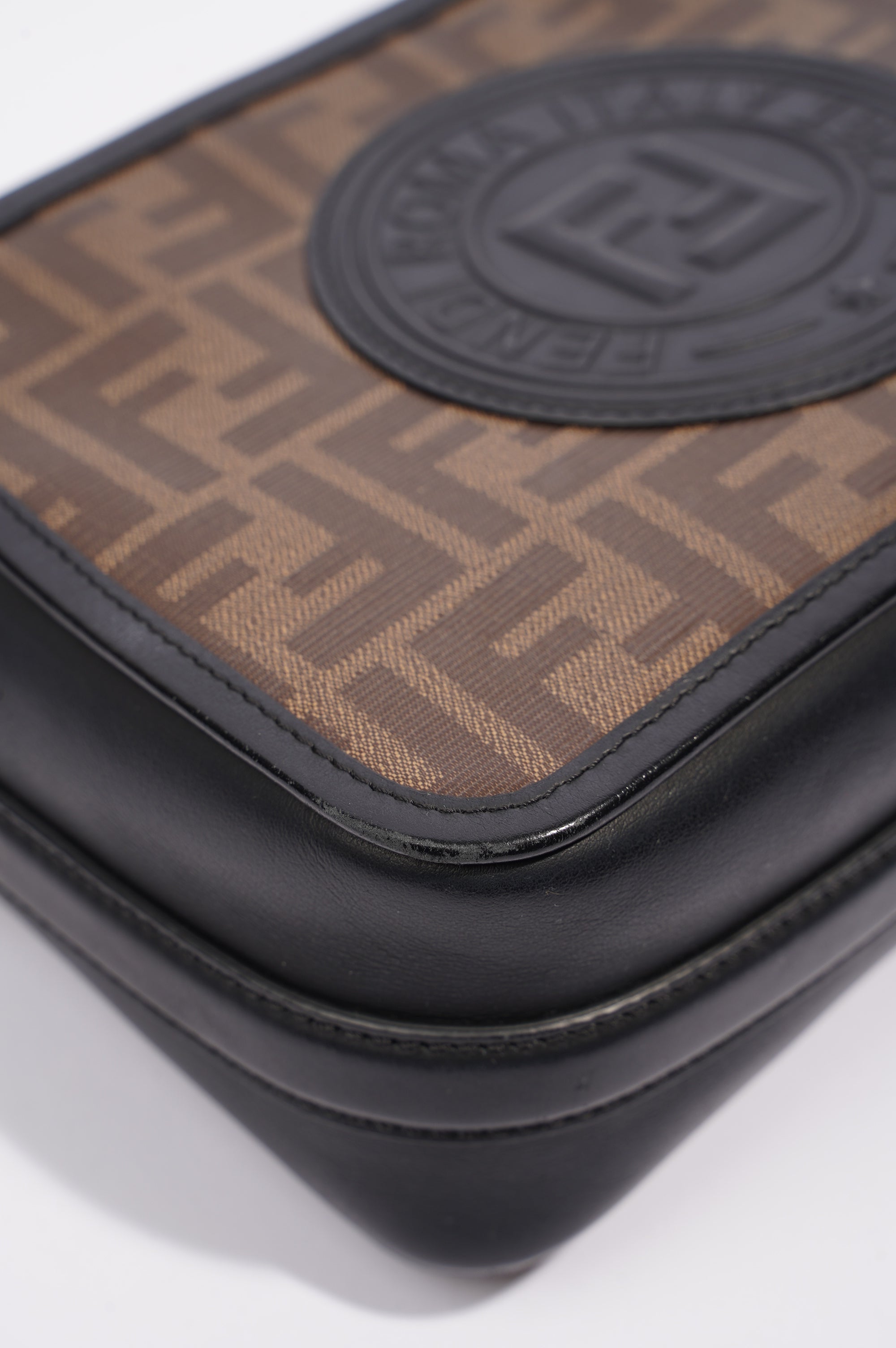 Fendi Camera Case Monogram Leather / Canvas