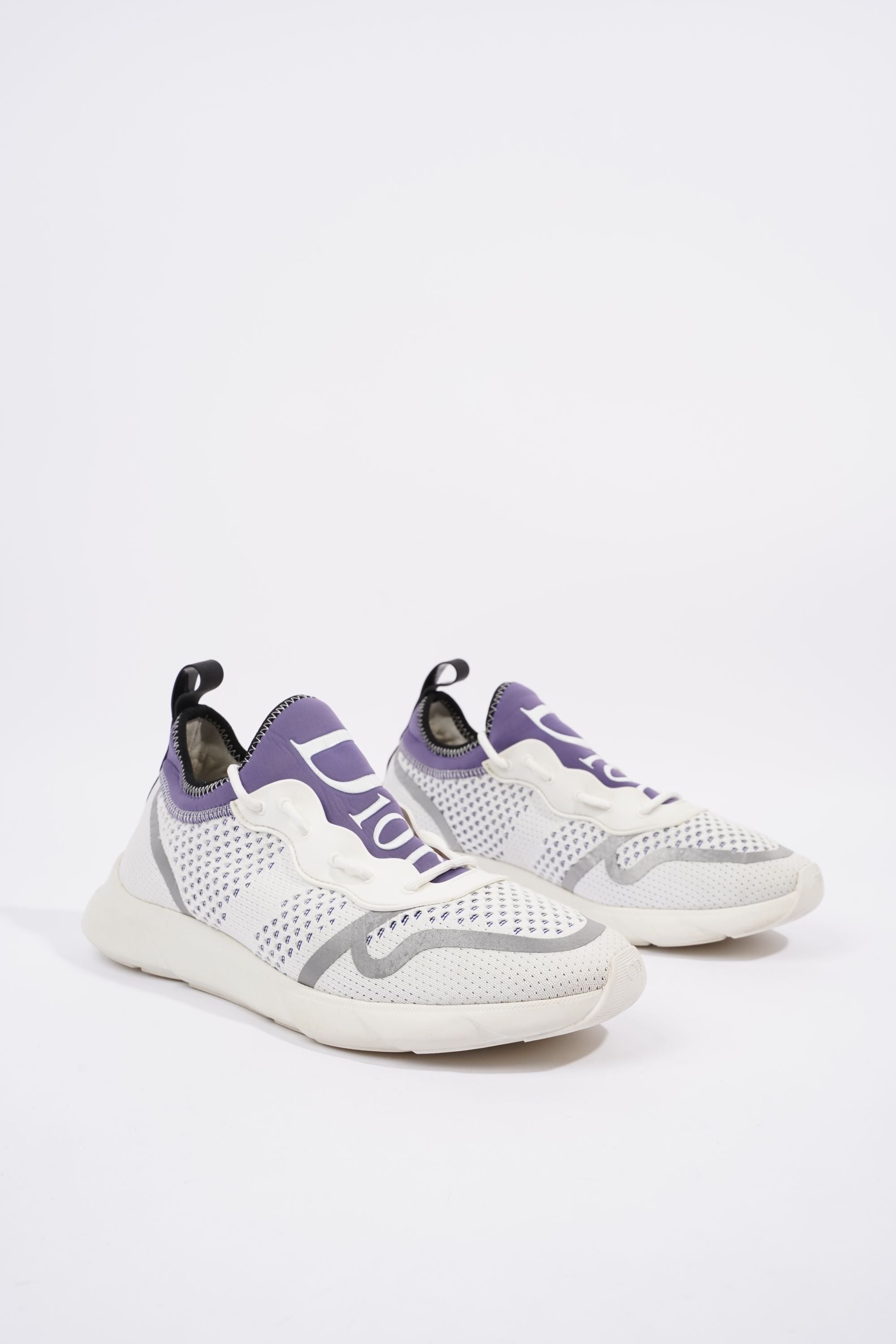 Christian Dior Mens B21 White / Purple EU 42 / UK 8