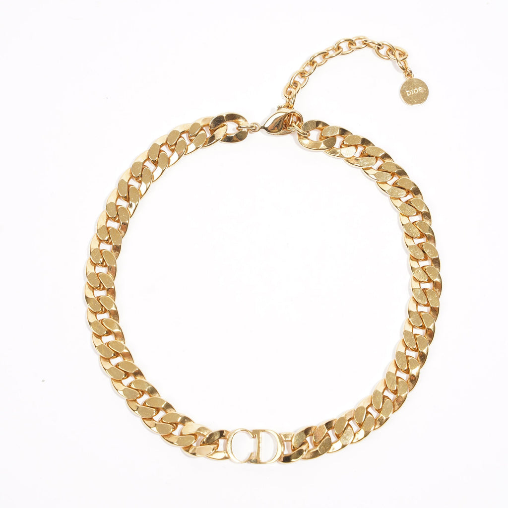 Christian Dior Womens Danseuse Etoile Chocker Golden Base Metal