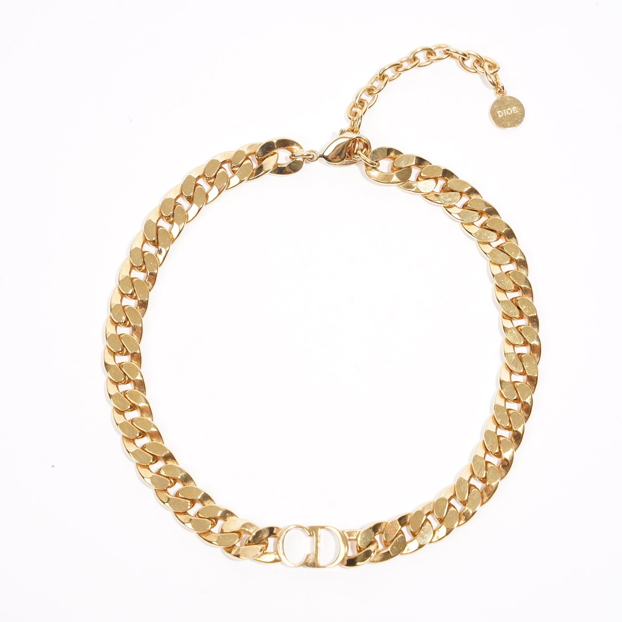Christian Dior Womens Danseuse Etoile Chocker Golden Base Metal