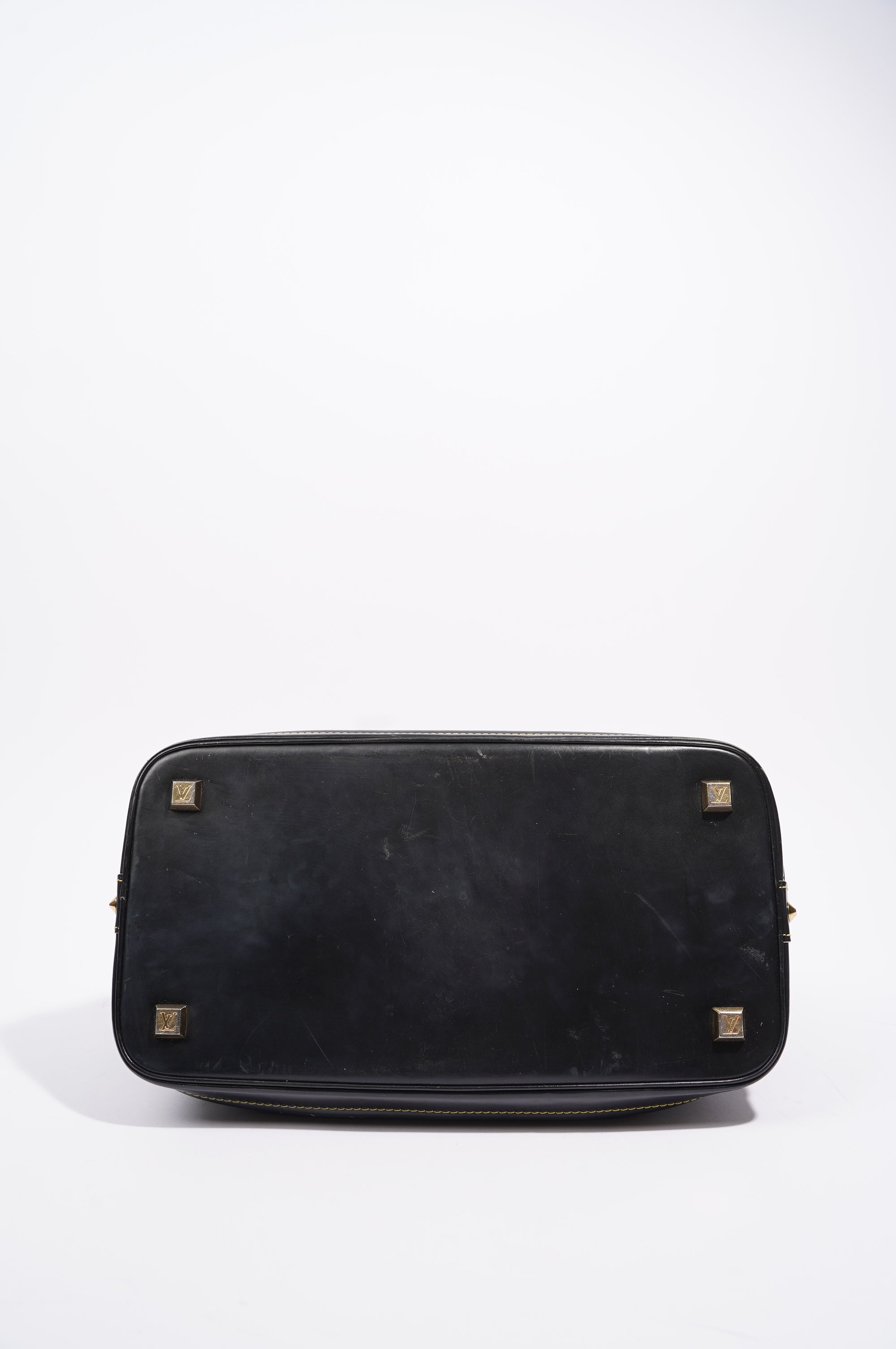 Louis Vuitton Womens Vintage Suhali Lockit Bag Black MM