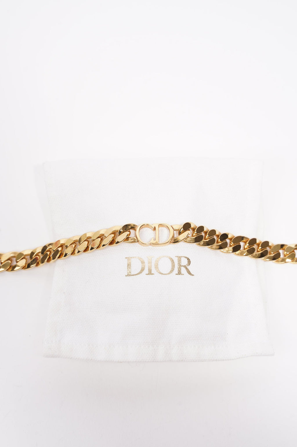 Christian Dior Womens Danseuse Etoile Chocker Golden Base Metal