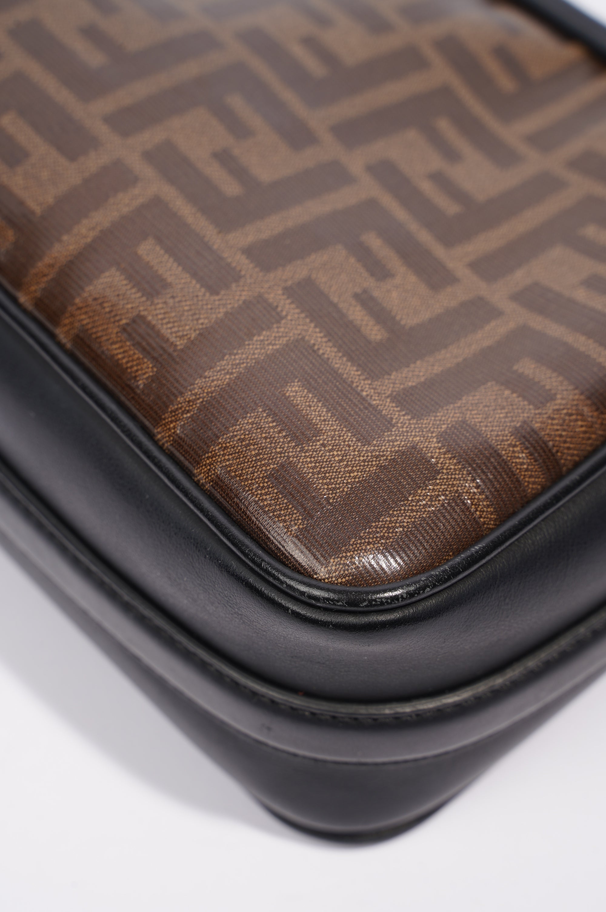 Fendi Camera Case Monogram Leather / Canvas