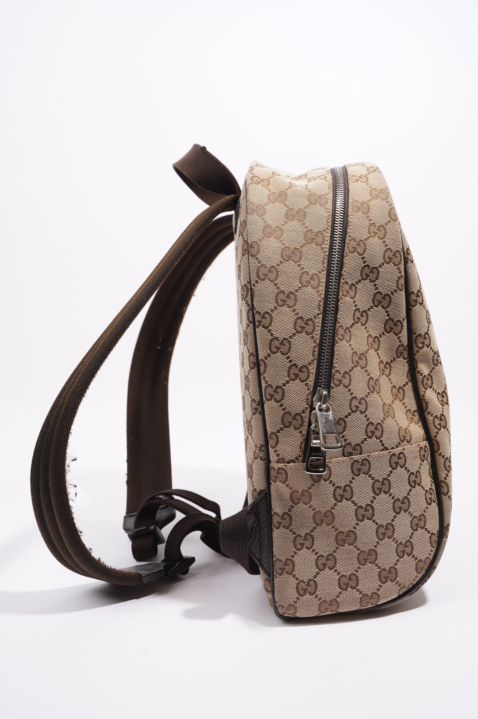 Gucci Canvas Backpack Beige