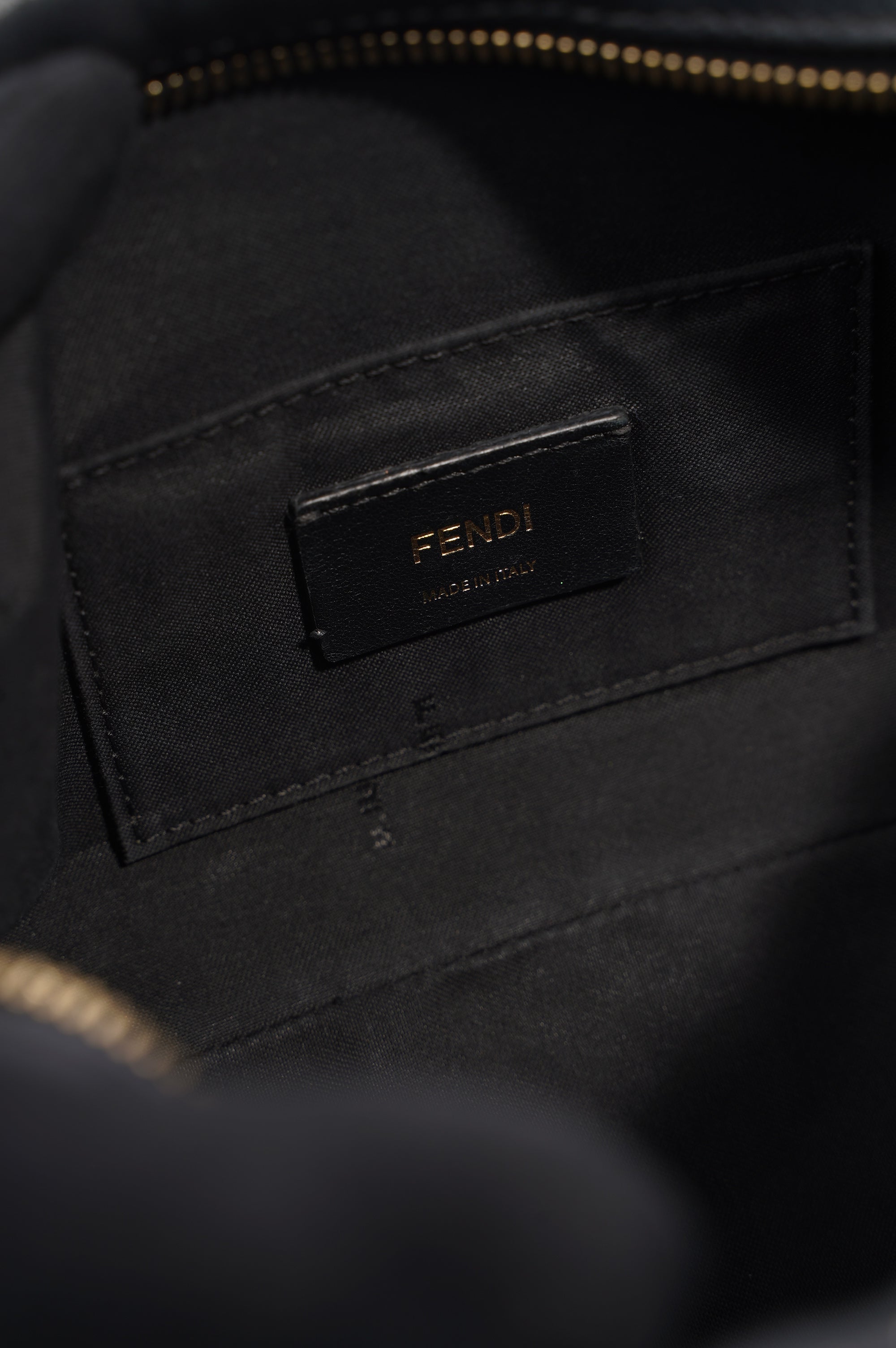 Fendi Camera Case Monogram Leather / Canvas