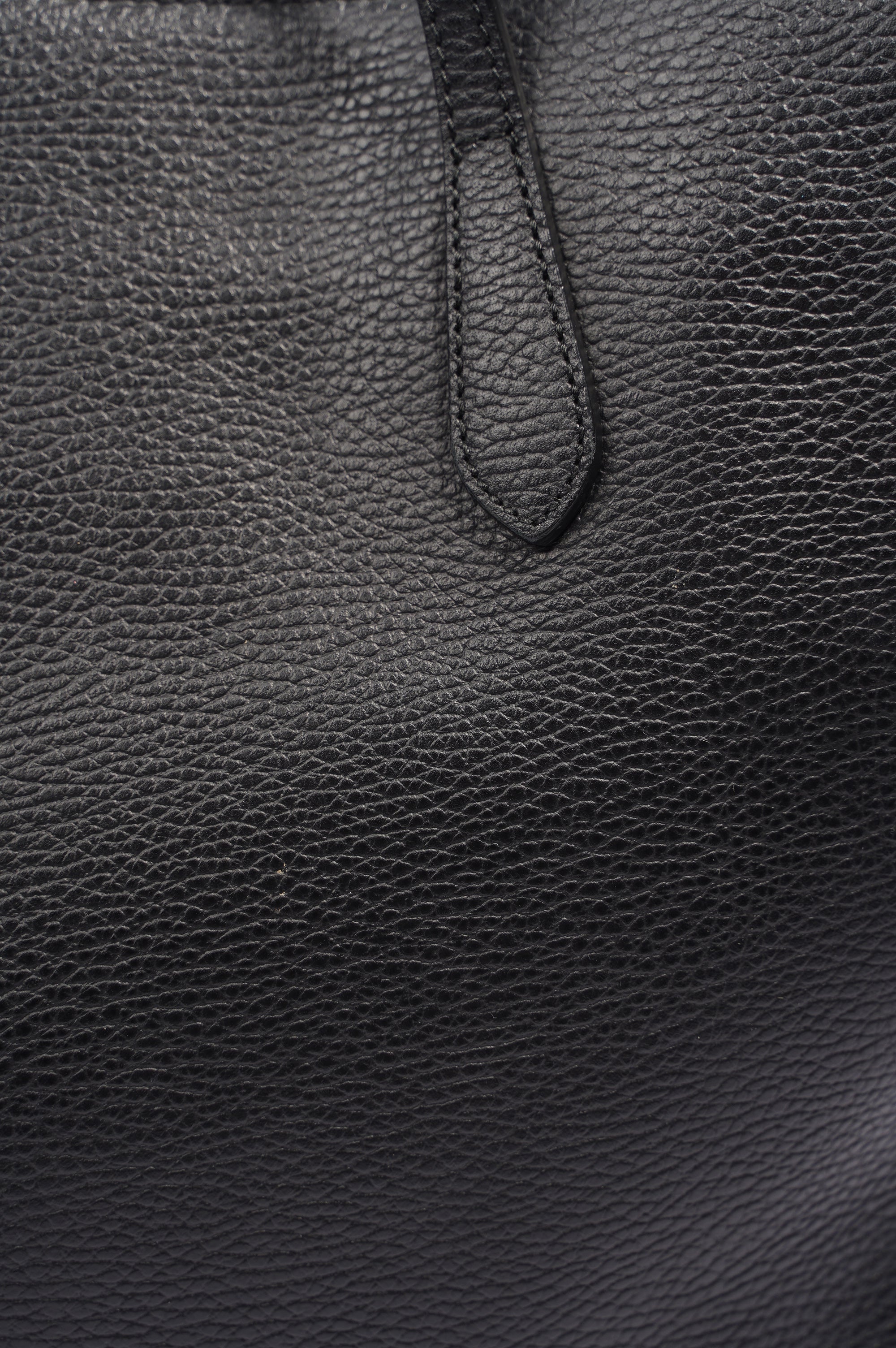 Gucci Tote Bag Black Leather