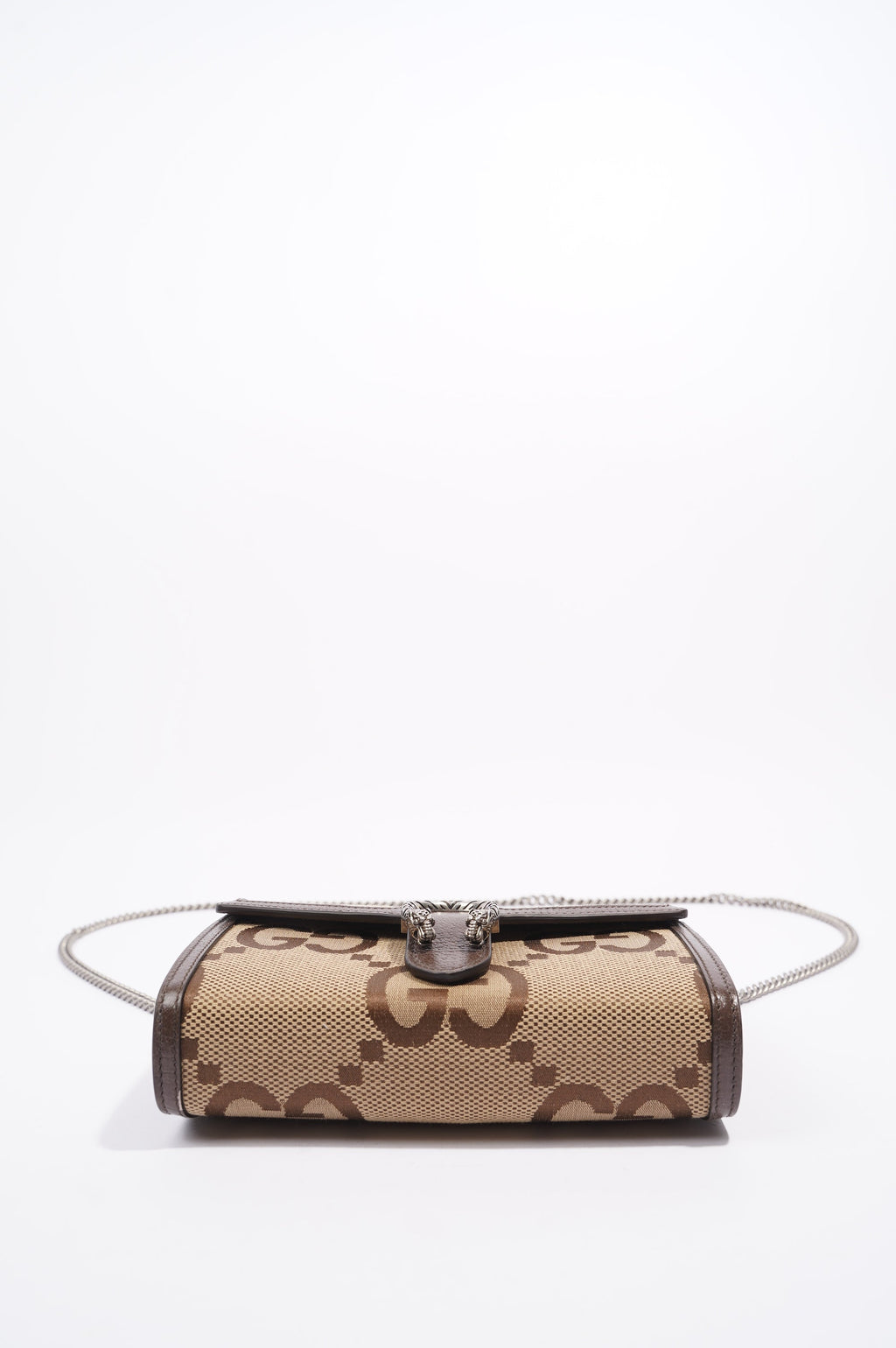 Gucci Womens Dionysus Chain Wallet Beige / Brown