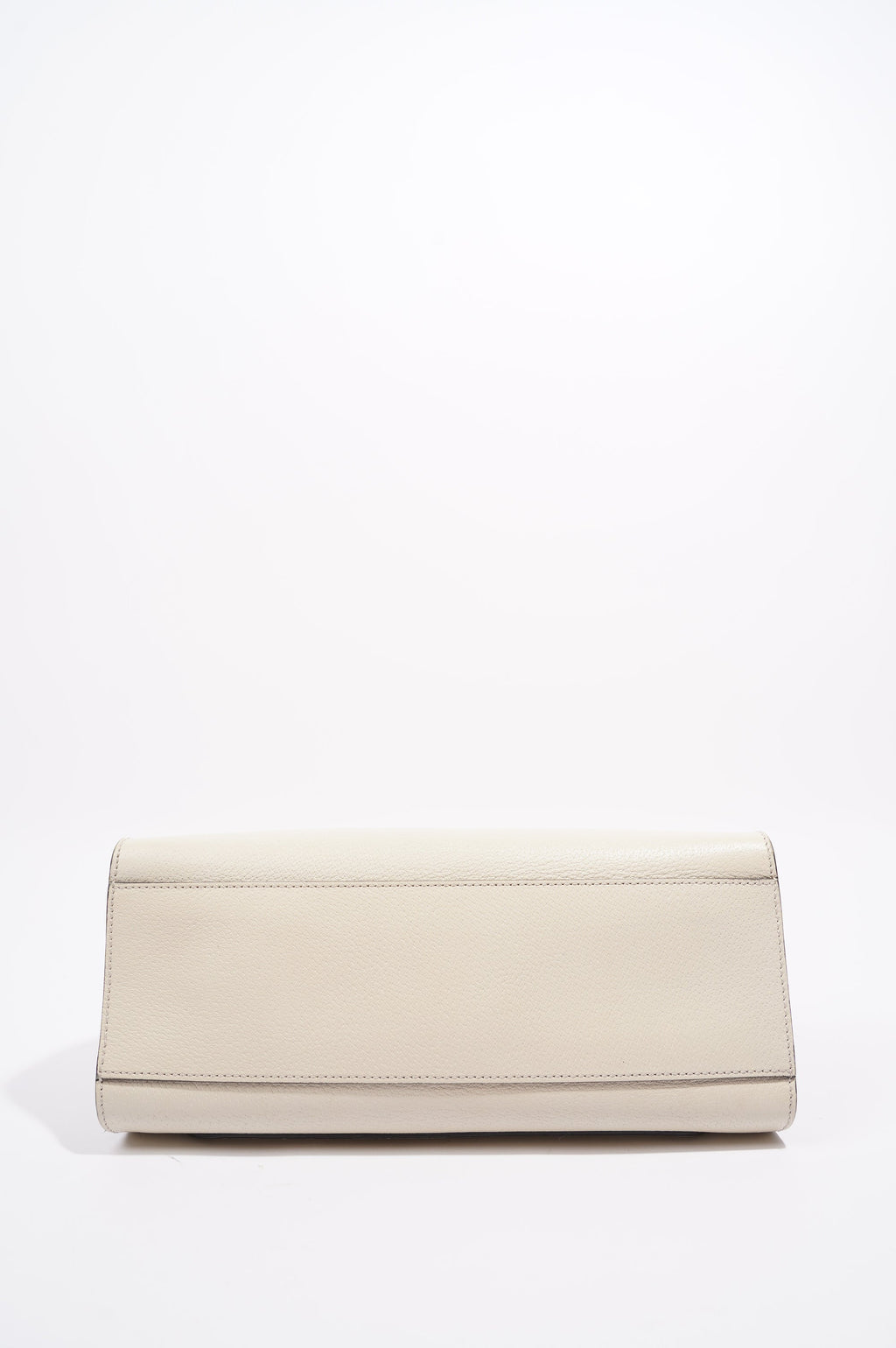 Gucci Totem Web Stripped Butterfly Bag White Leather Medium