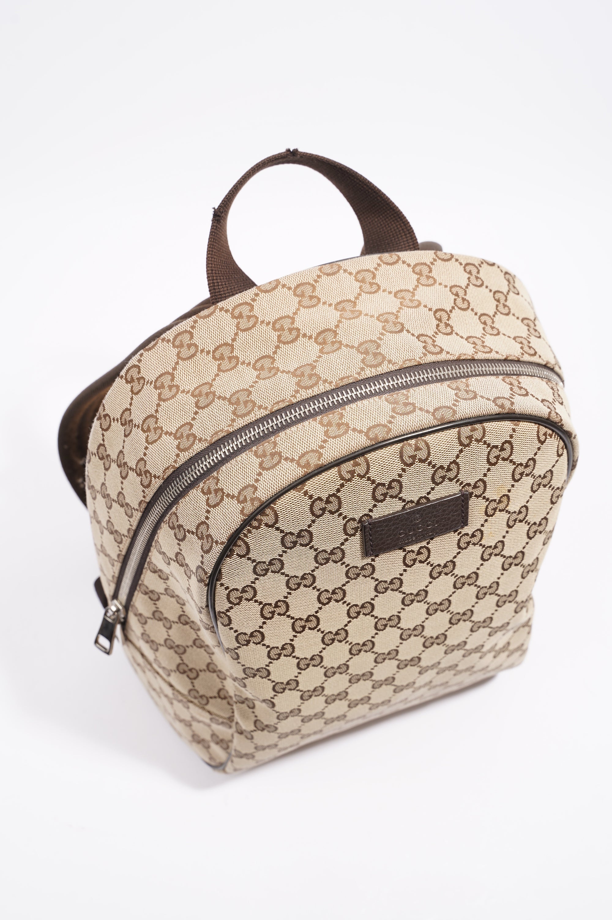 Gucci Canvas Backpack Beige