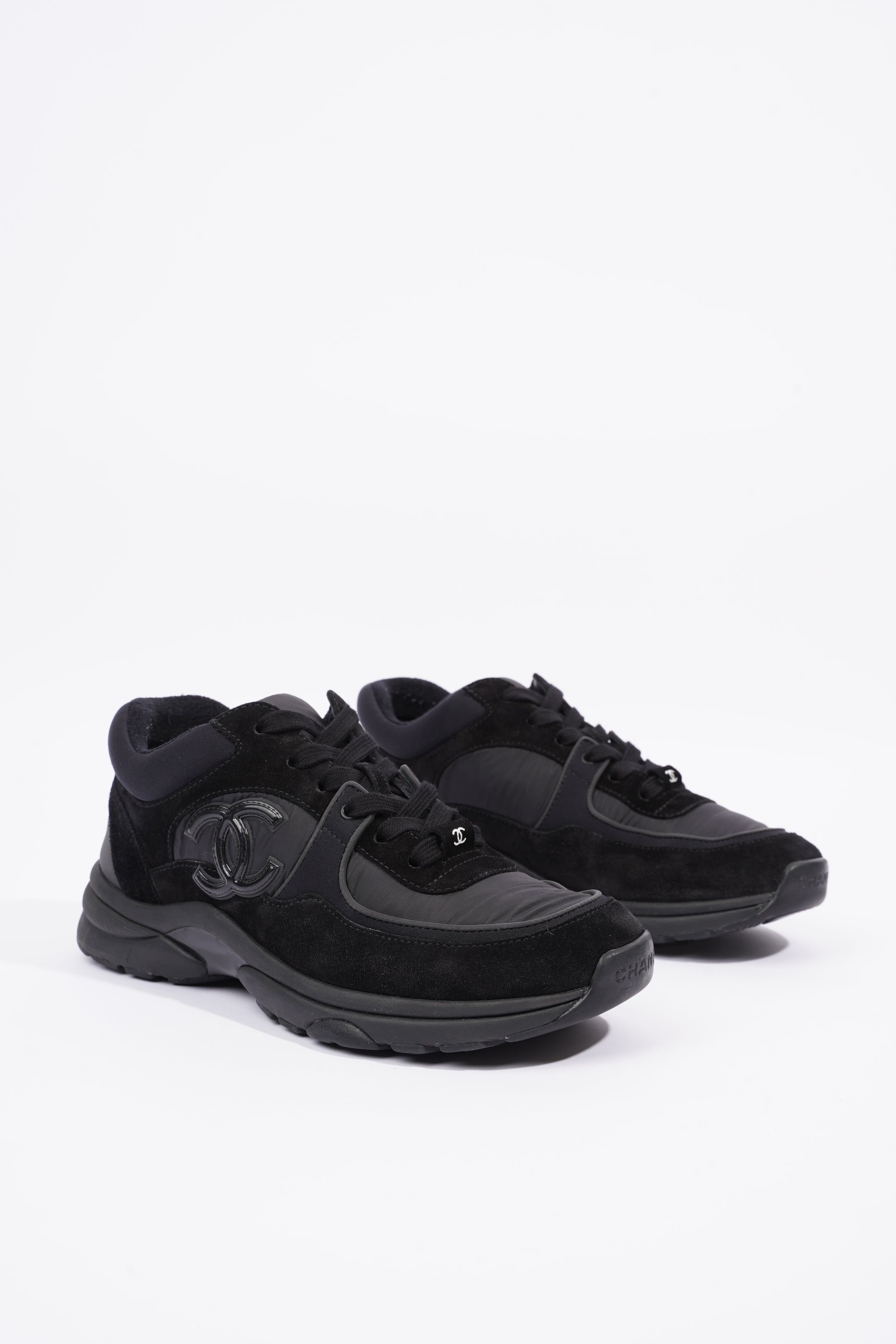 Chanel Womens CC Logo Black EU 38 / UK 5
