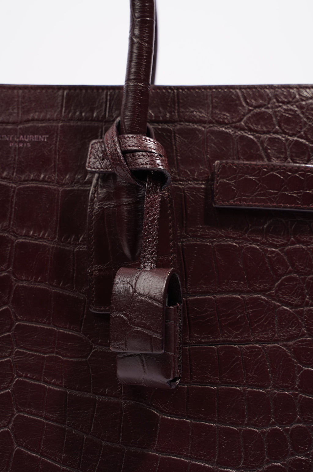 Saint Laurent Womens Sac De Jour Oxblood Small