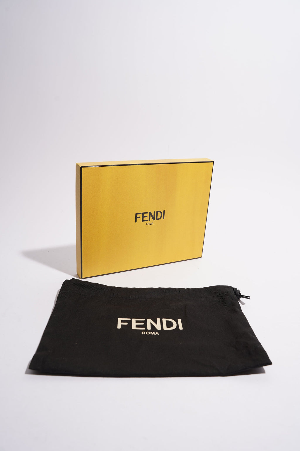 Fendi Womens Continental Wallet With Chain Monogram Brown