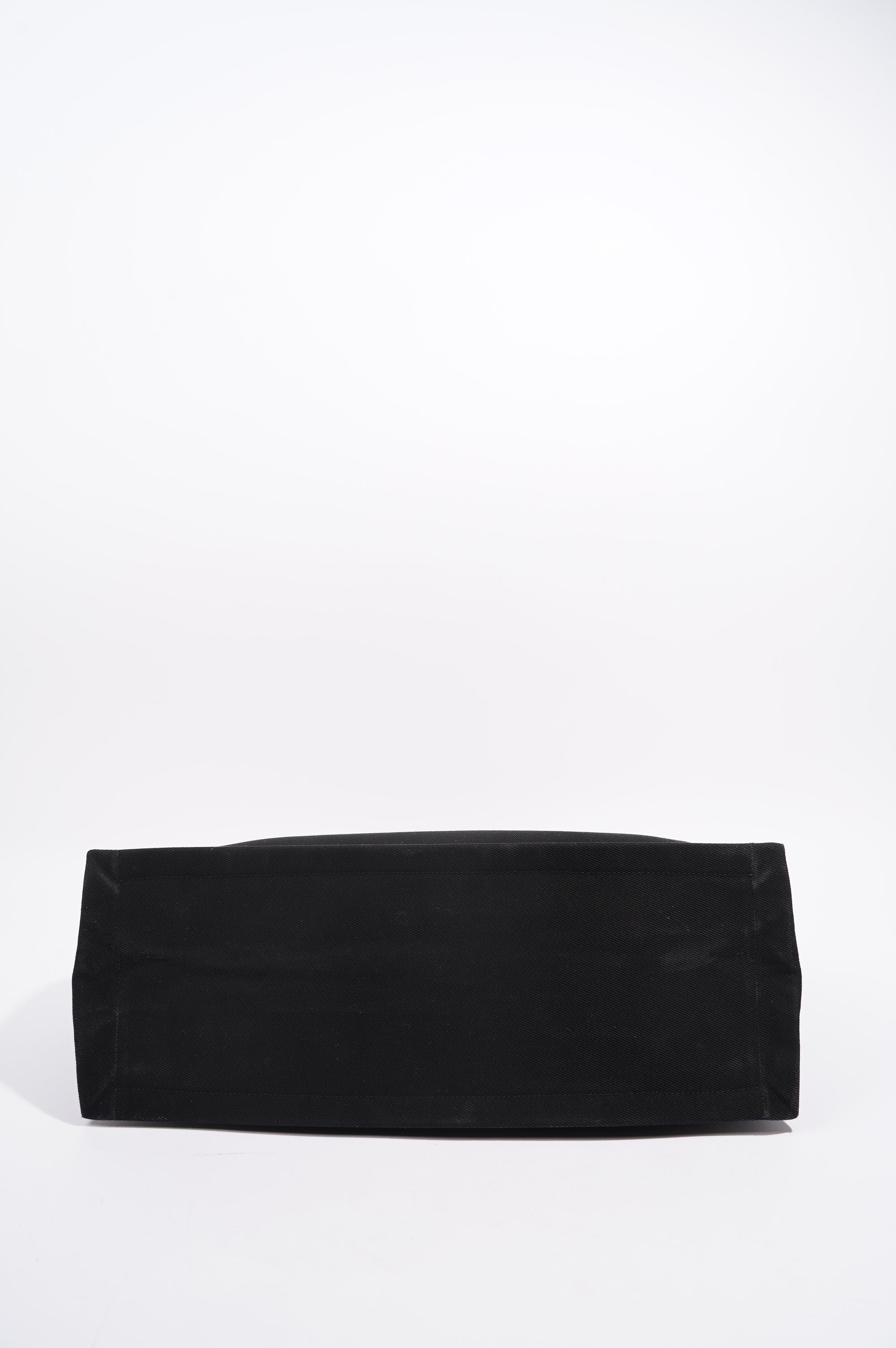 Saint Laurent Womens Rive Gauche Tote Black / White Large