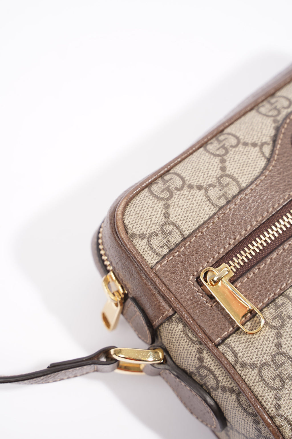 Gucci Womens Ophidia GG Mini Bag Supreme / Brown