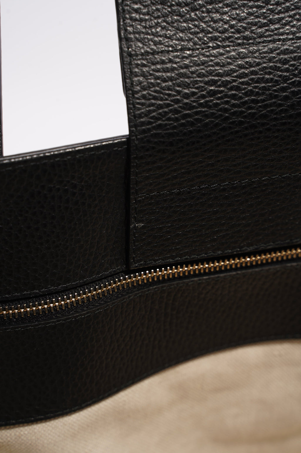 Gucci Tote Bag Black Leather