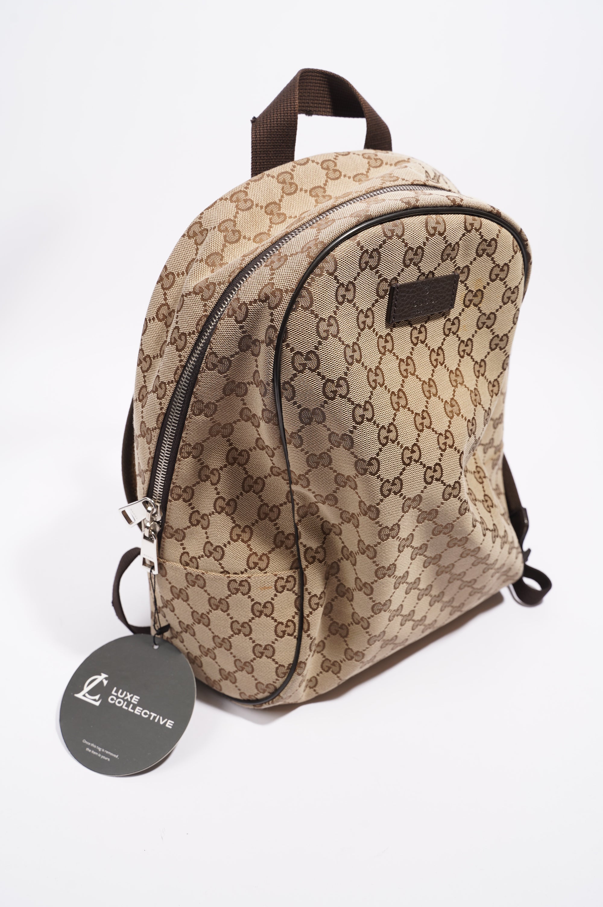 Gucci Canvas Backpack Beige