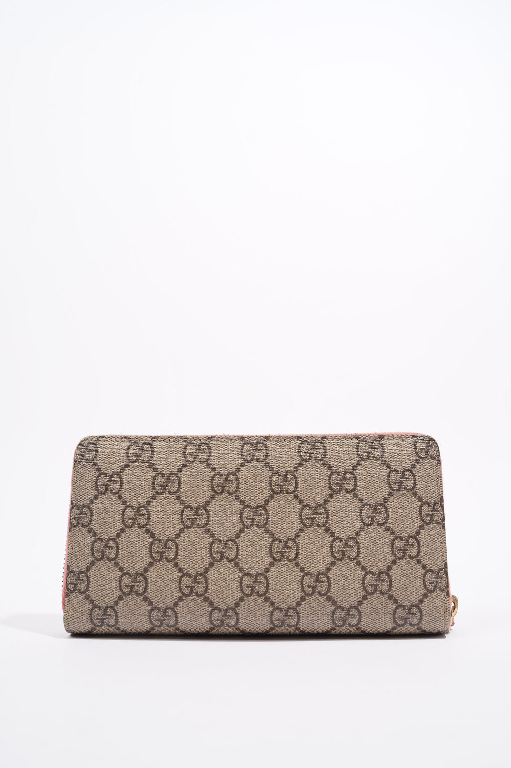 Gucci Womens Zip Around Wallet With Face Applique Supreme