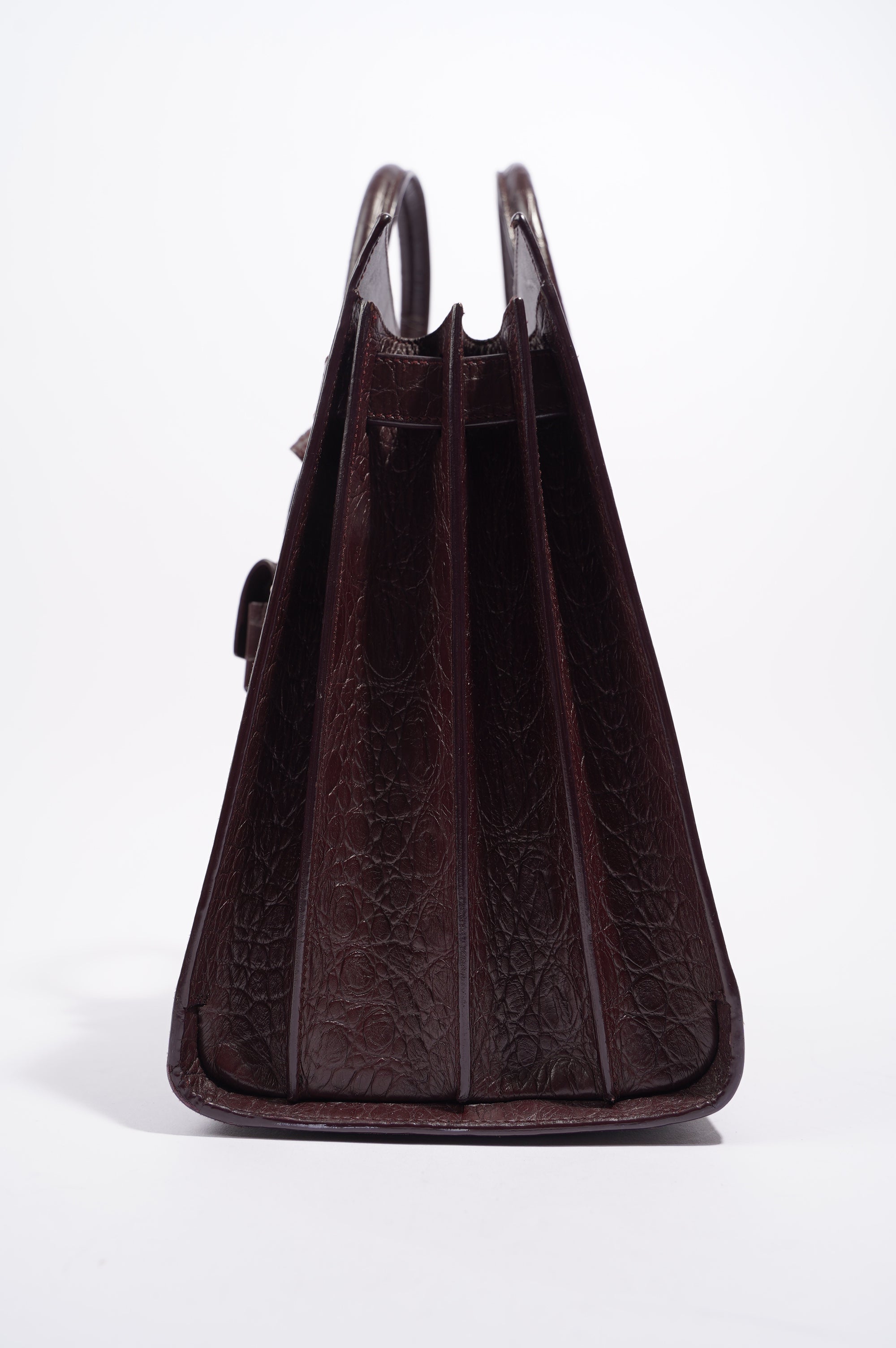 Saint Laurent Womens Sac De Jour Oxblood Small