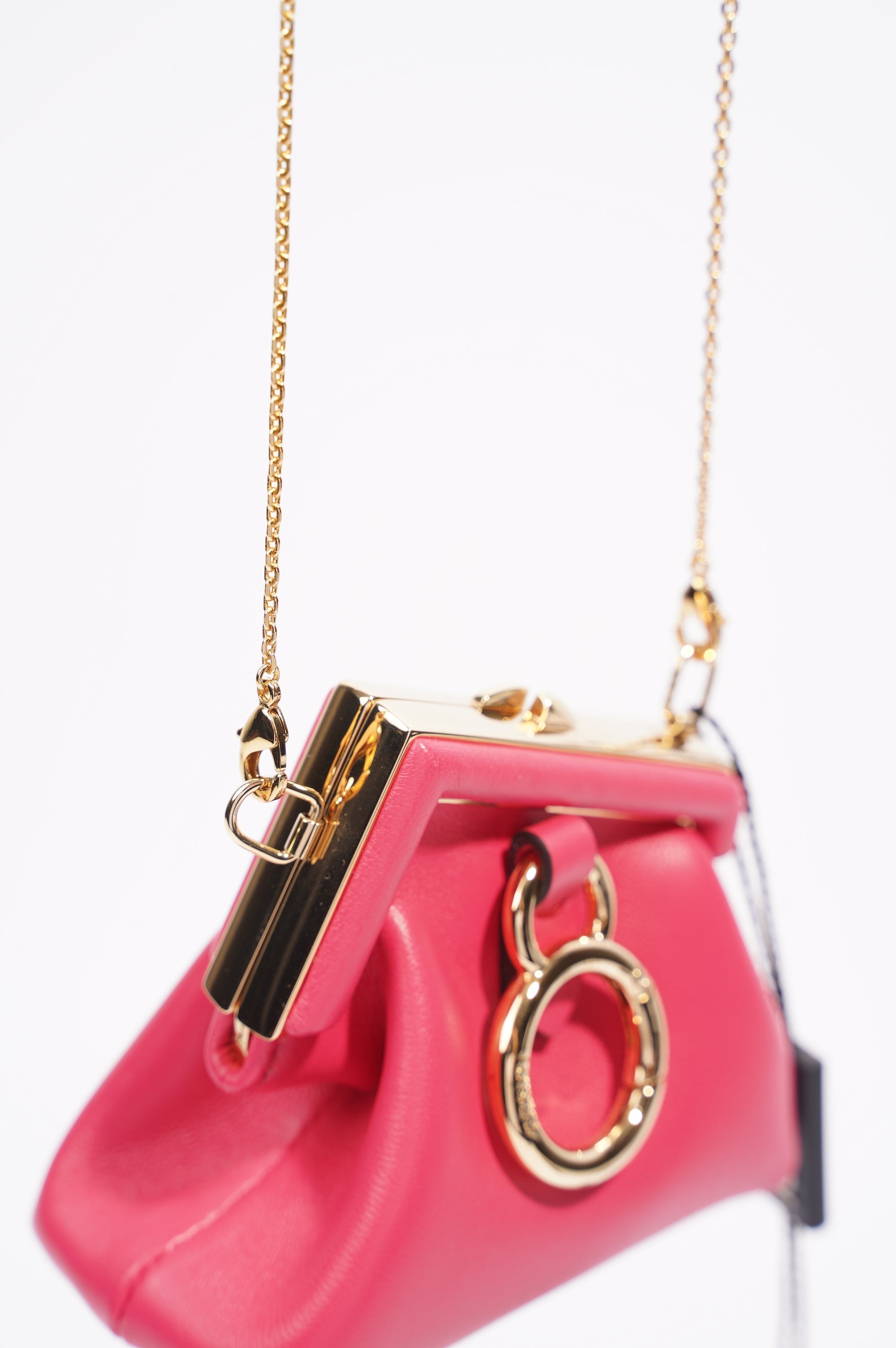 Fendi Fendi First Charm Pink Leather Nano