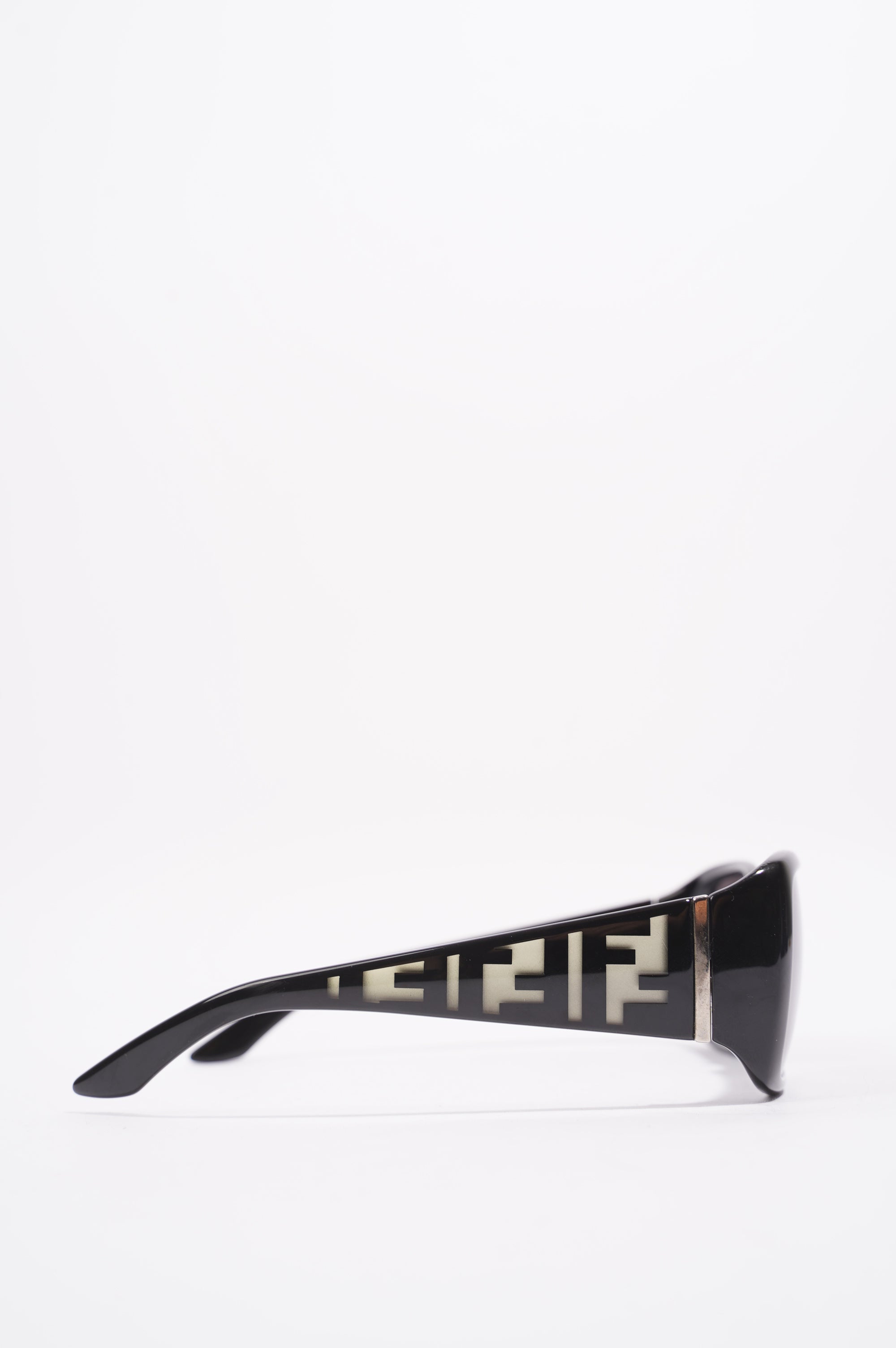 Fendi Womens Zucca Sunglasses Black 130