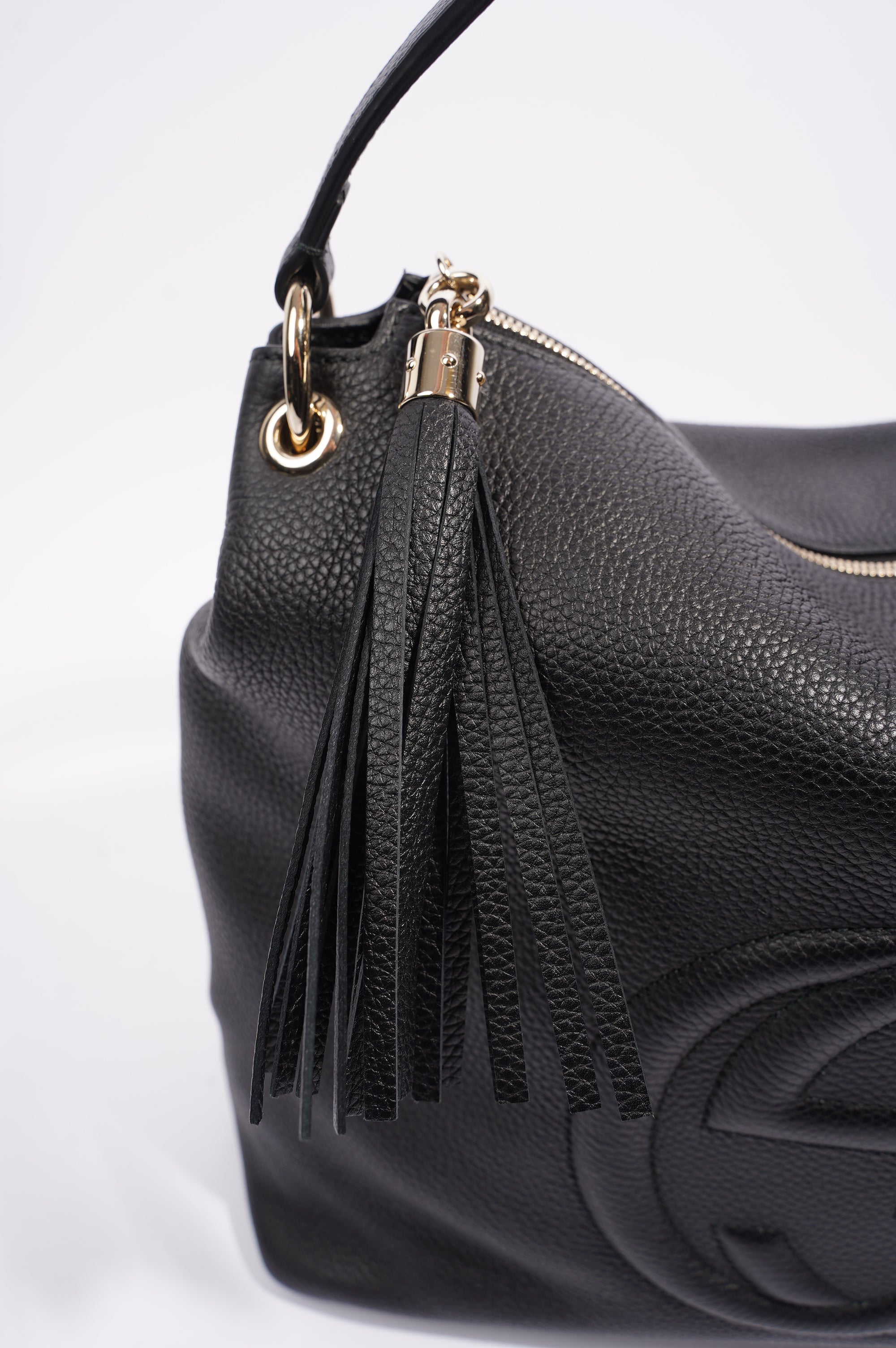 Gucci Womens Soho Shoulder Bag Black