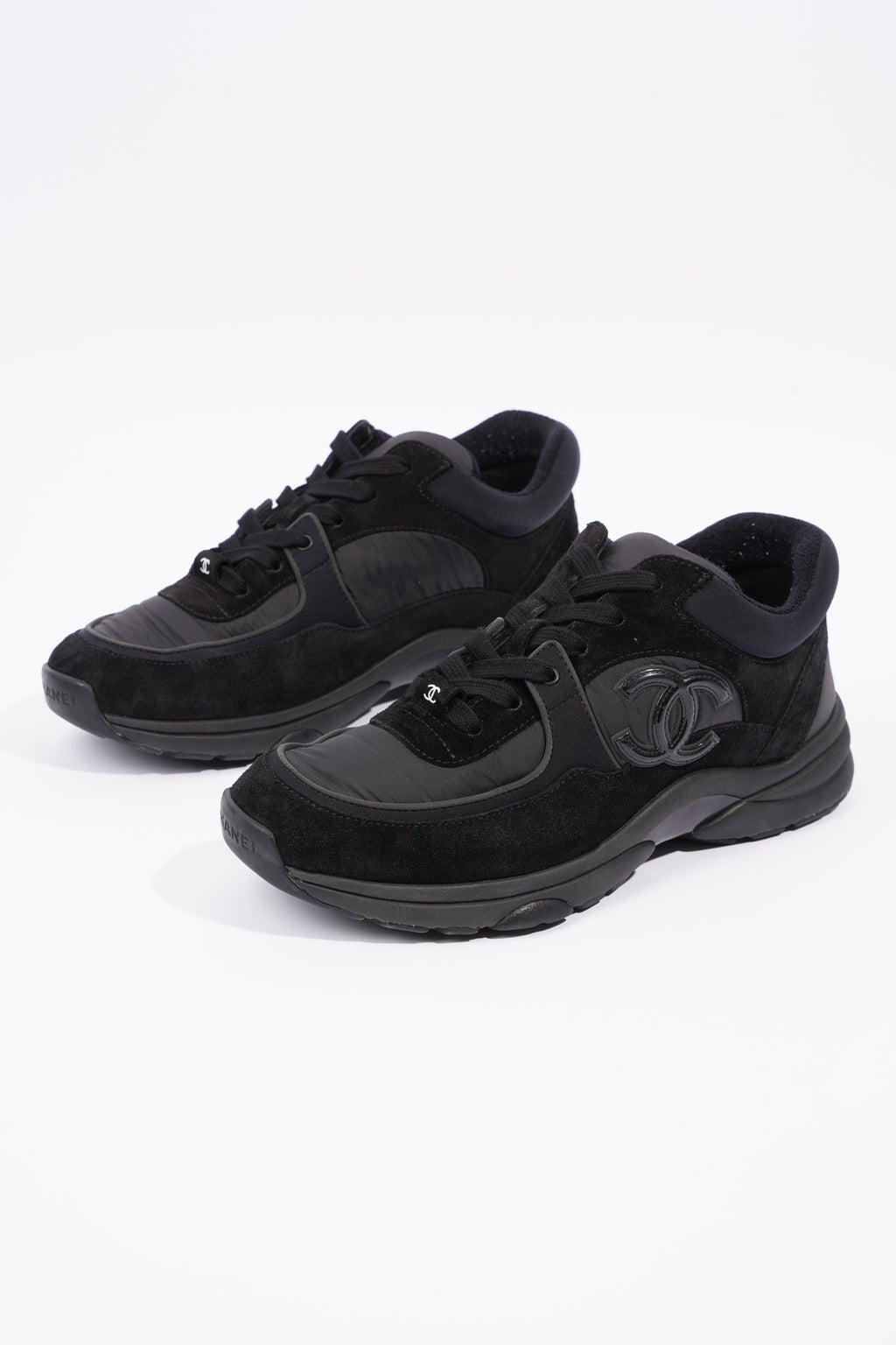 Chanel Womens CC Logo Black EU 38 / UK 5