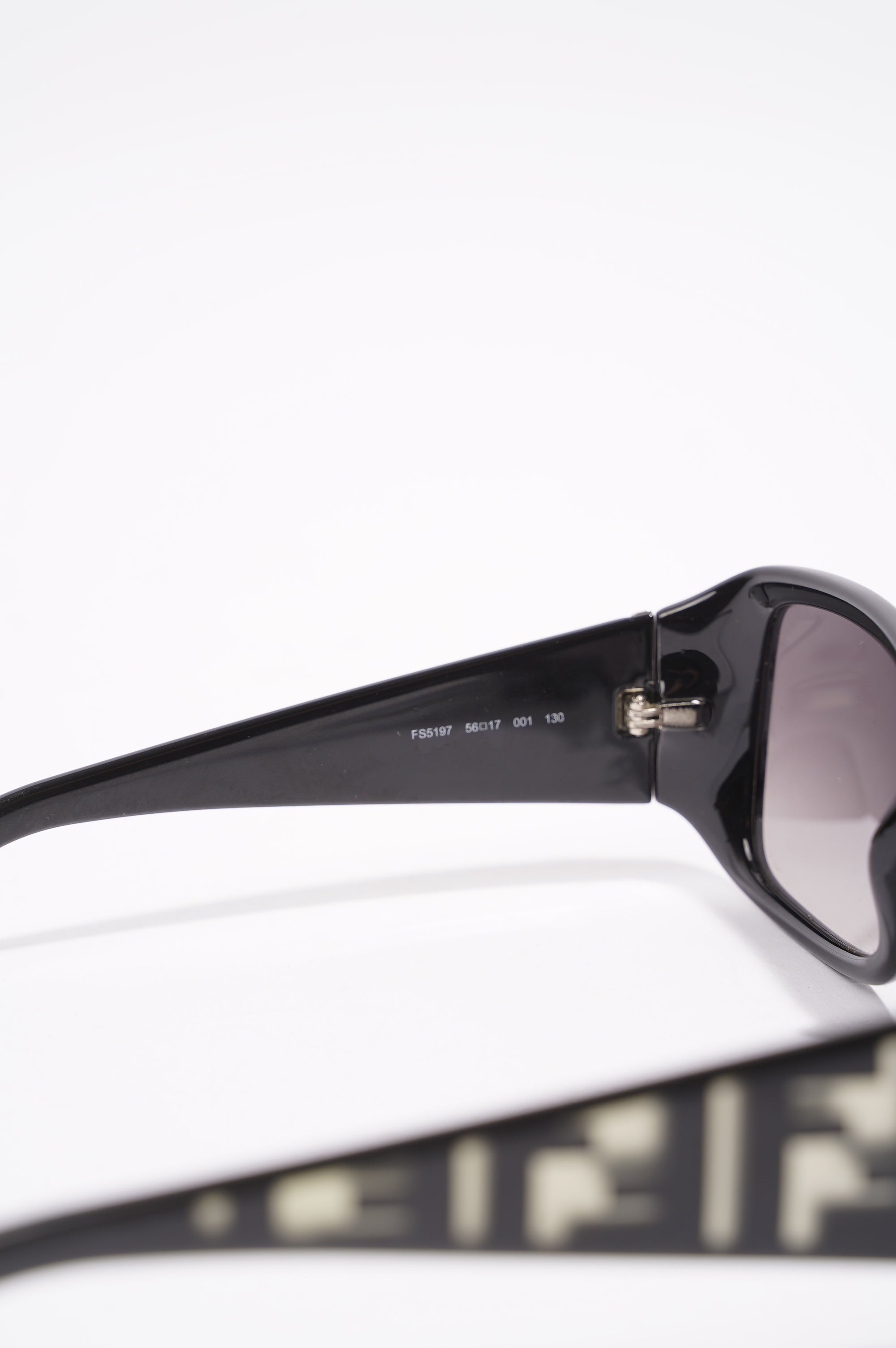 Fendi Womens Zucca Sunglasses Black 130