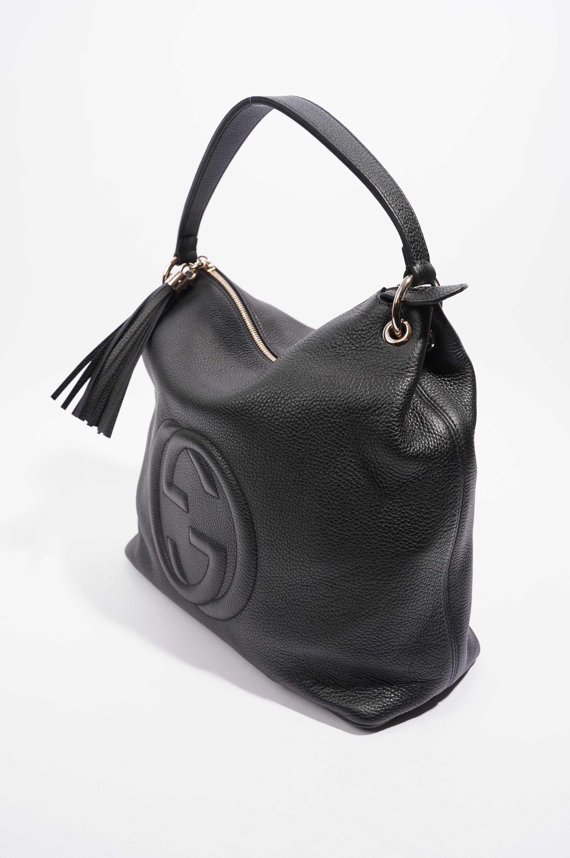 Gucci Womens Soho Shoulder Bag Black