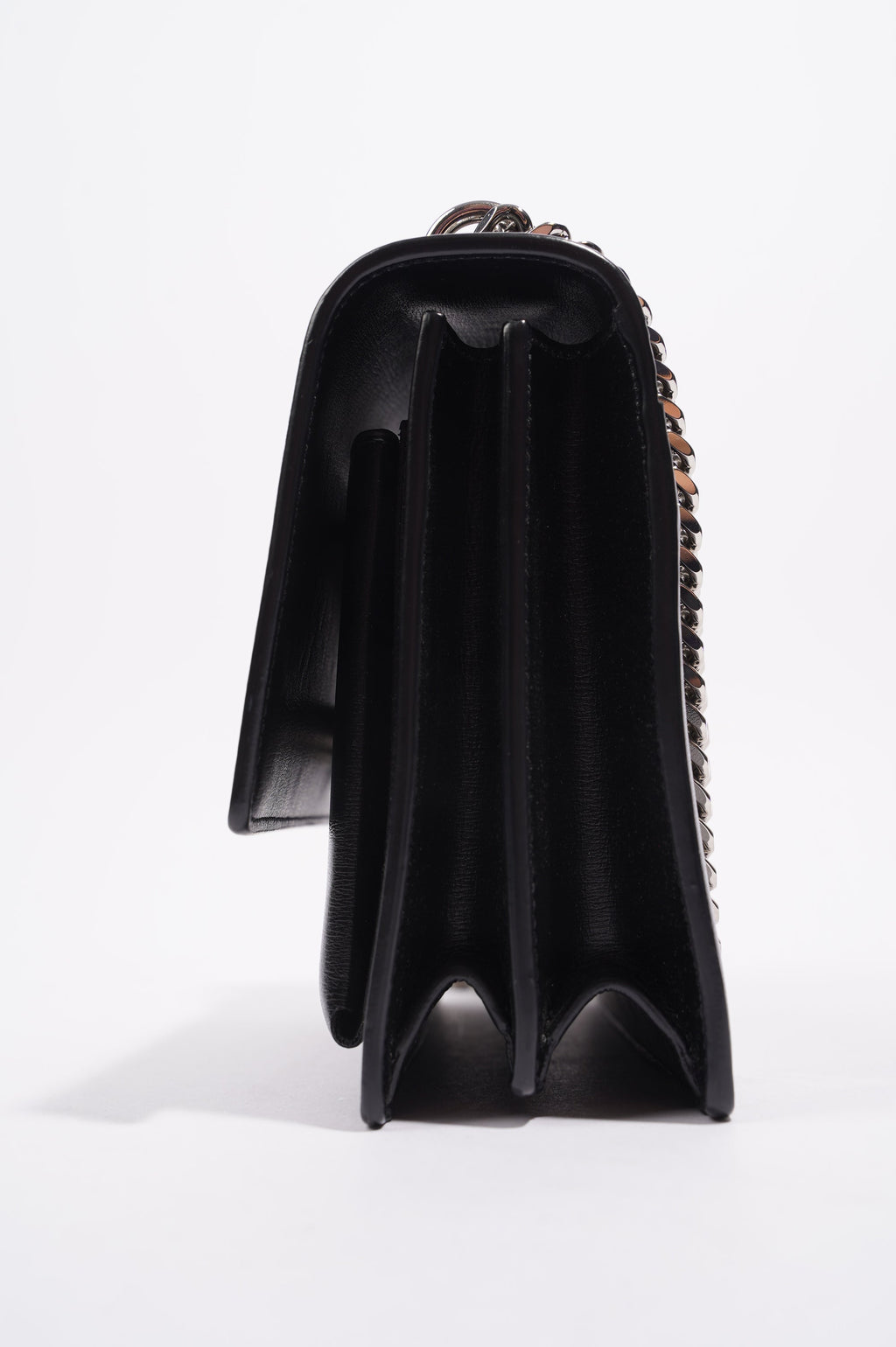 Saint Laurent Womens Sunset Chain Bag Black Medium