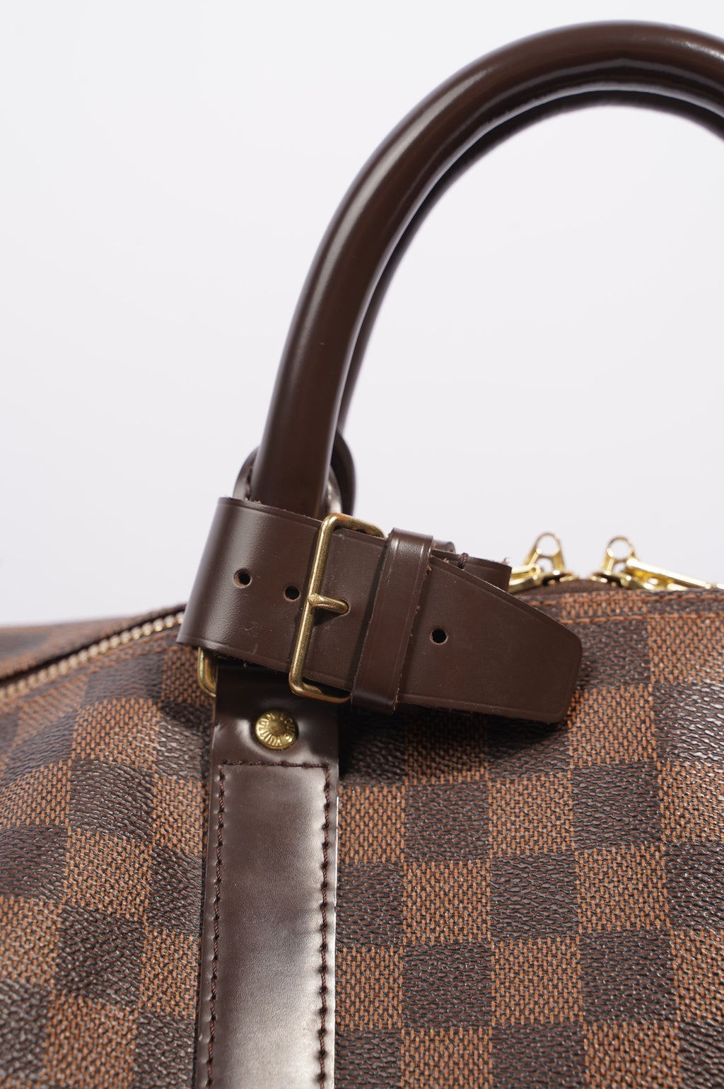 Louis Vuitton Womens Keepall Bandouliere Damier Ebene 55