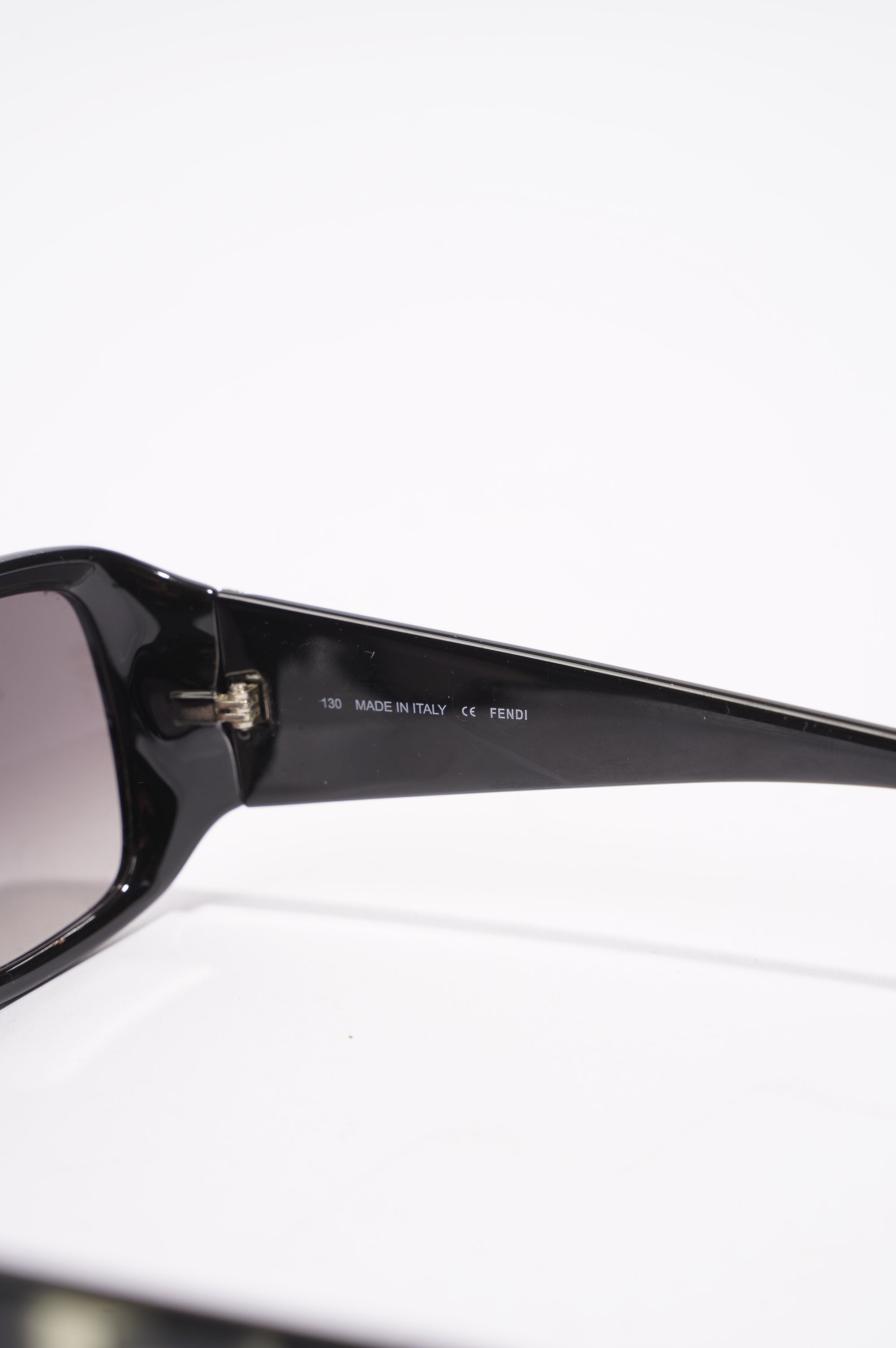 Fendi Womens Zucca Sunglasses Black 130