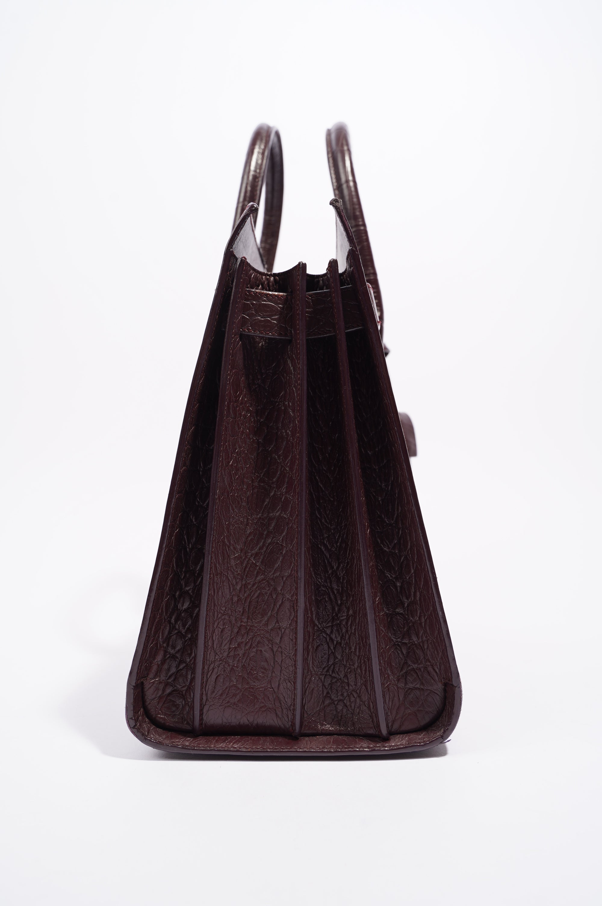 Saint Laurent Womens Sac De Jour Oxblood Small