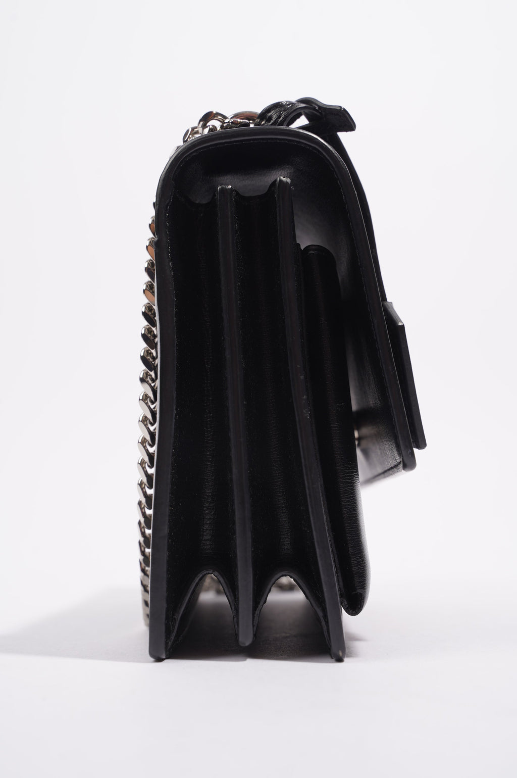 Saint Laurent Womens Sunset Chain Bag Black Medium