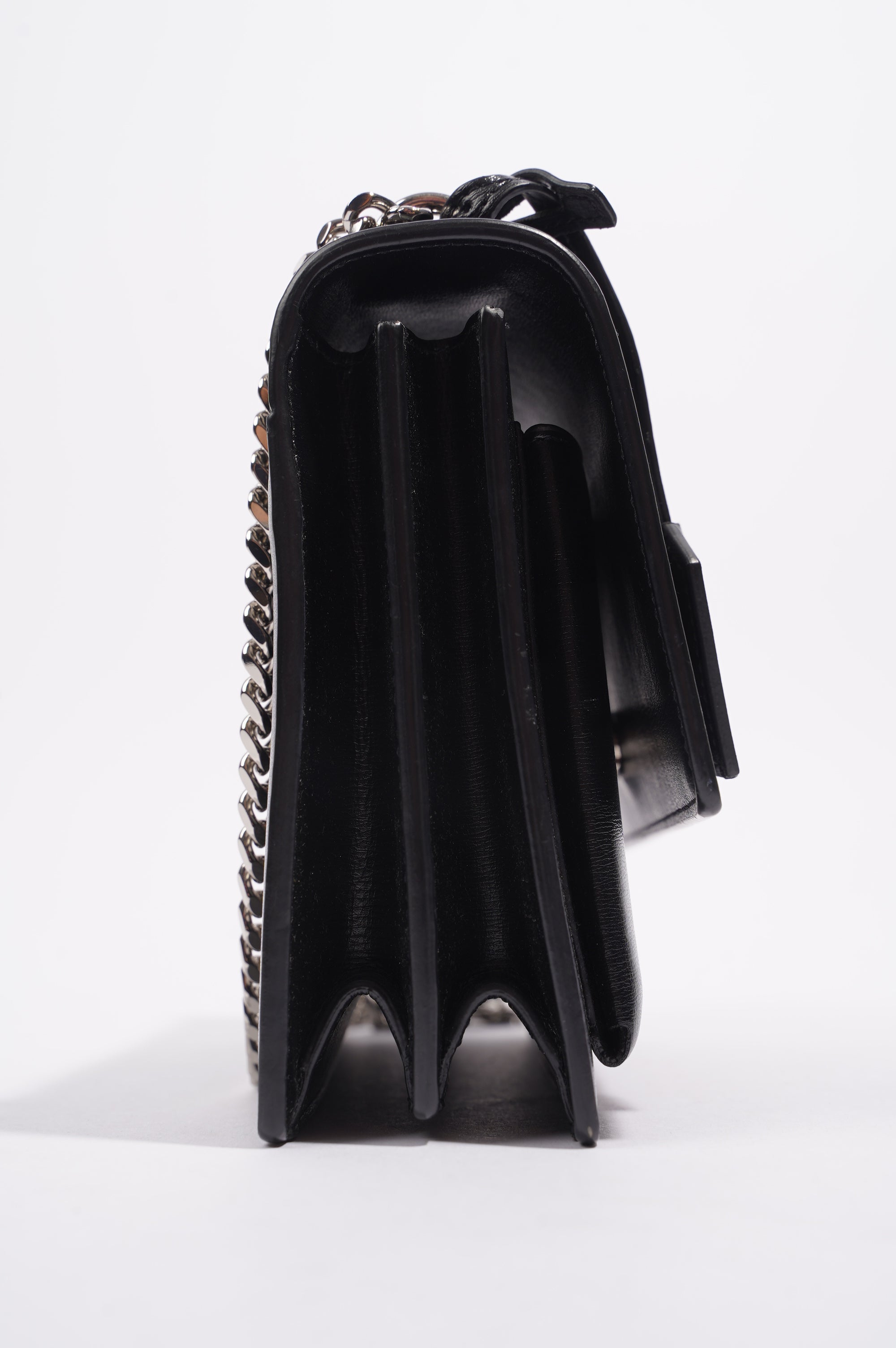 Saint Laurent Womens Sunset Chain Bag Black Medium