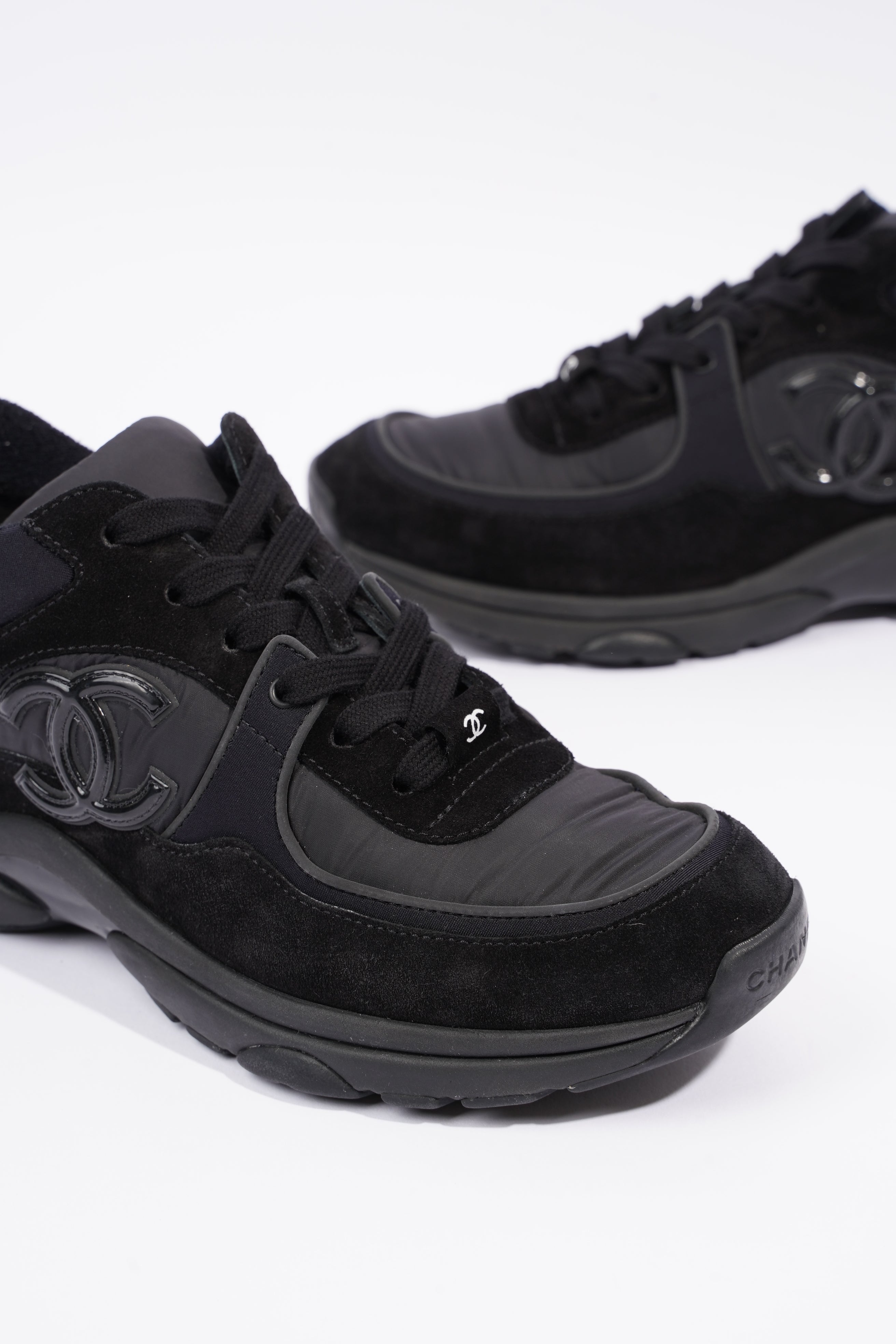 Chanel Womens CC Logo Black EU 38 / UK 5