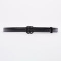 Gucci Womens Marmont Skinny Belt Black 95cm - 38"