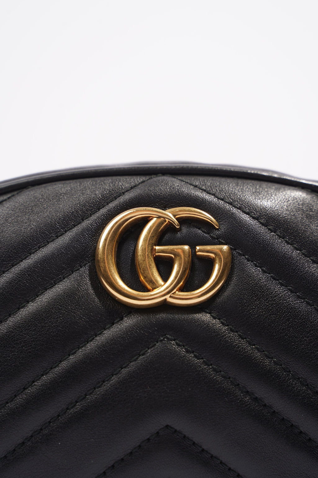 Gucci Marmont Belt Bag Black Leather