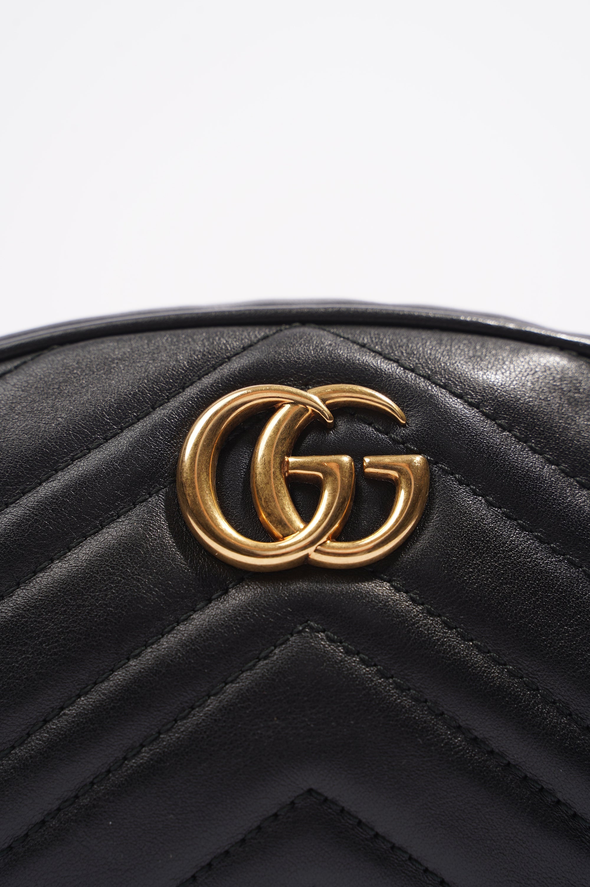 Gucci Marmont Belt Bag Black Leather