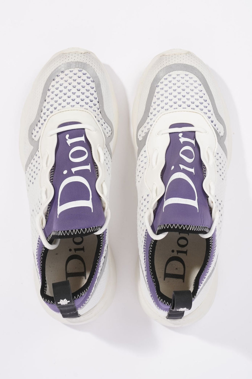 Christian Dior Mens B21 White / Purple EU 42 / UK 8