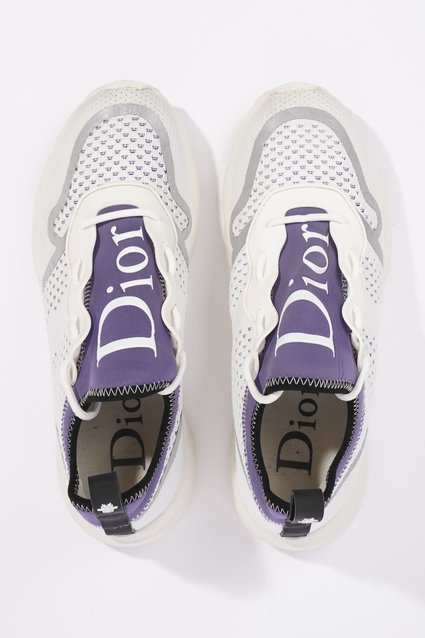 Christian Dior Mens B21 White / Purple EU 42 / UK 8