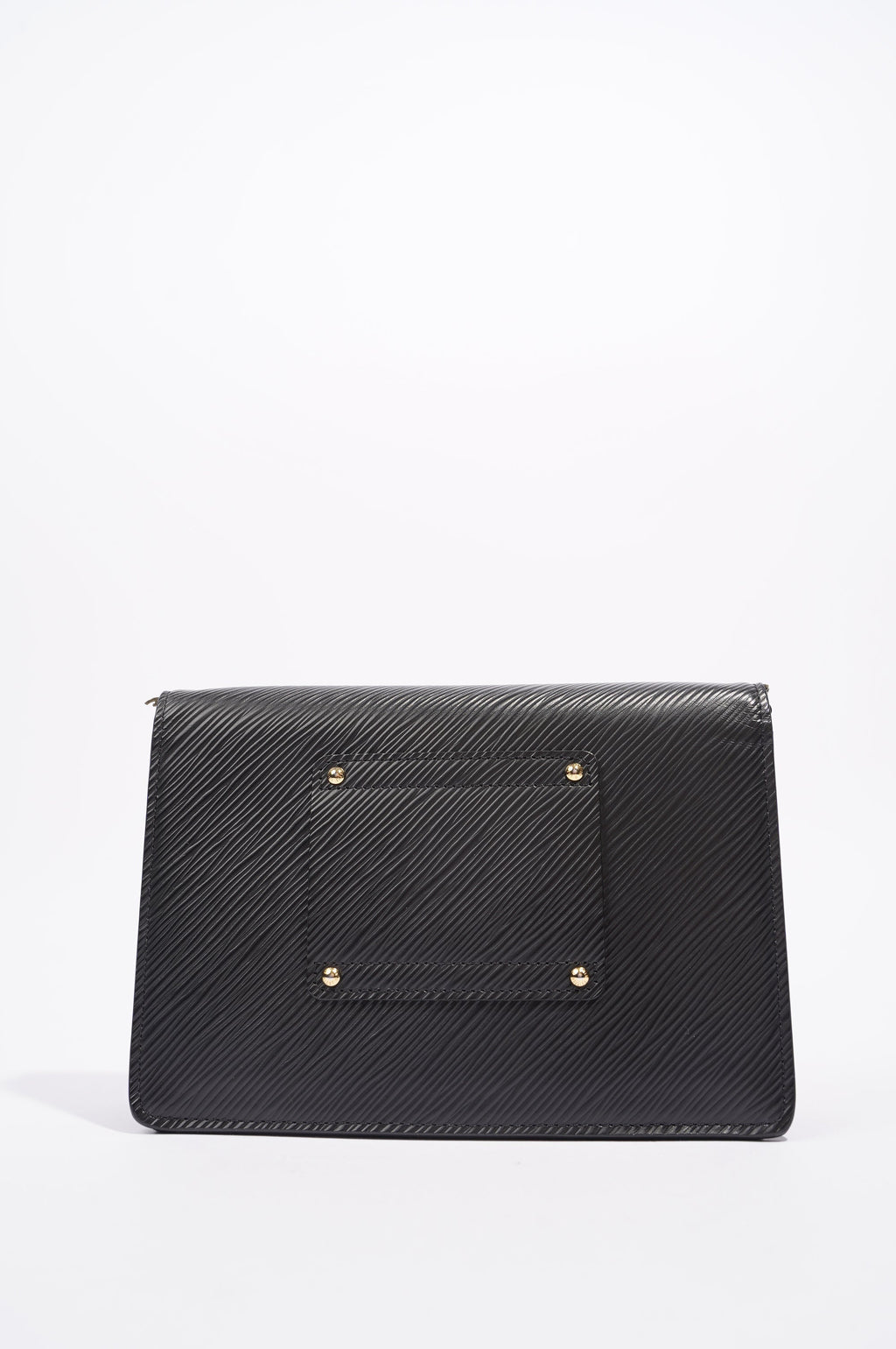Louis Vuitton Womens Twist Chain Pouch Black Epi Leather