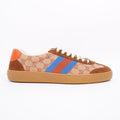 Gucci Mens Low Top Brick Red / Beige EU 44 / UK 10
