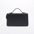 Gucci Mens Microssima Zipper Wallet Black
