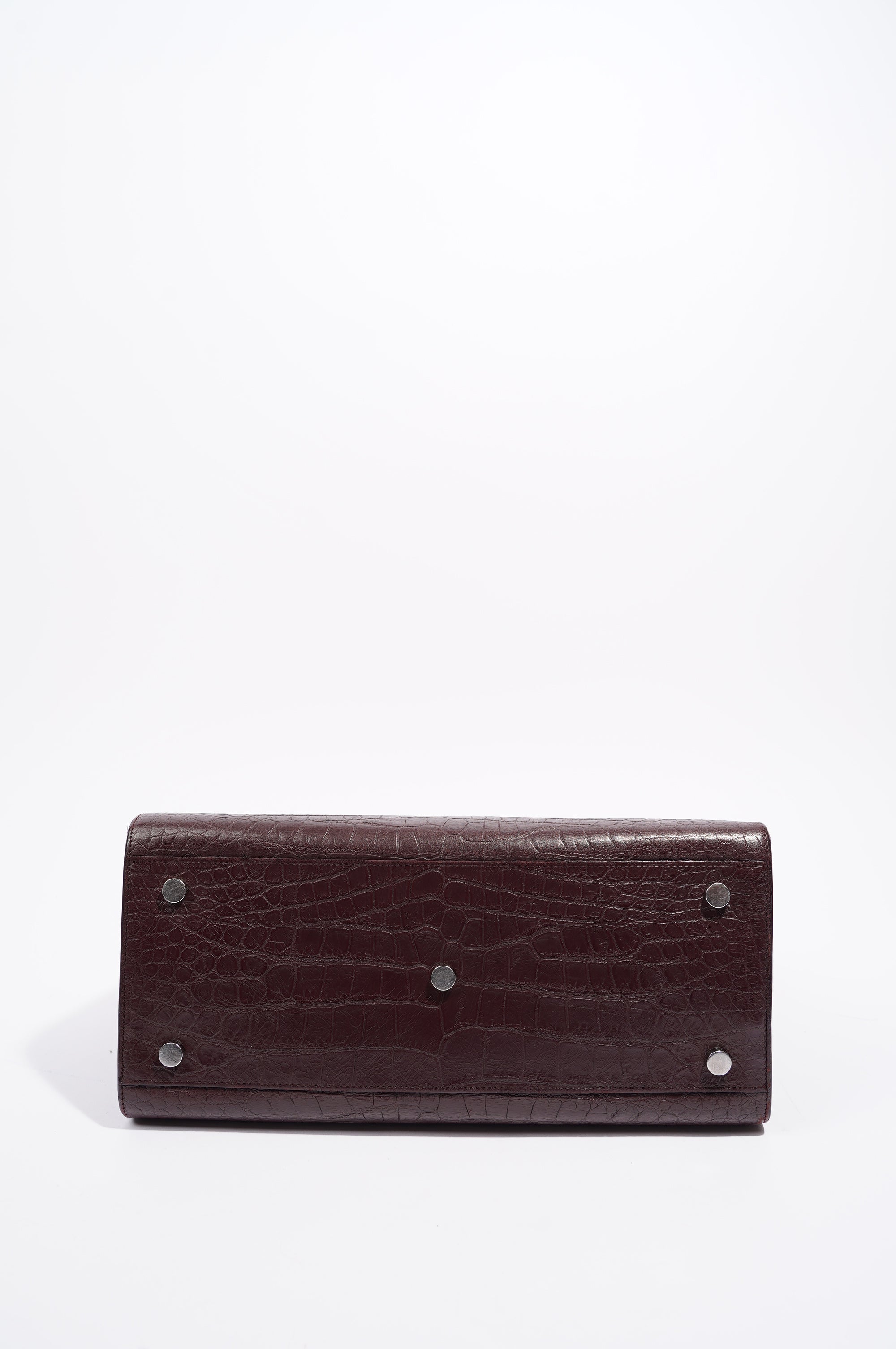 Saint Laurent Womens Sac De Jour Oxblood Small