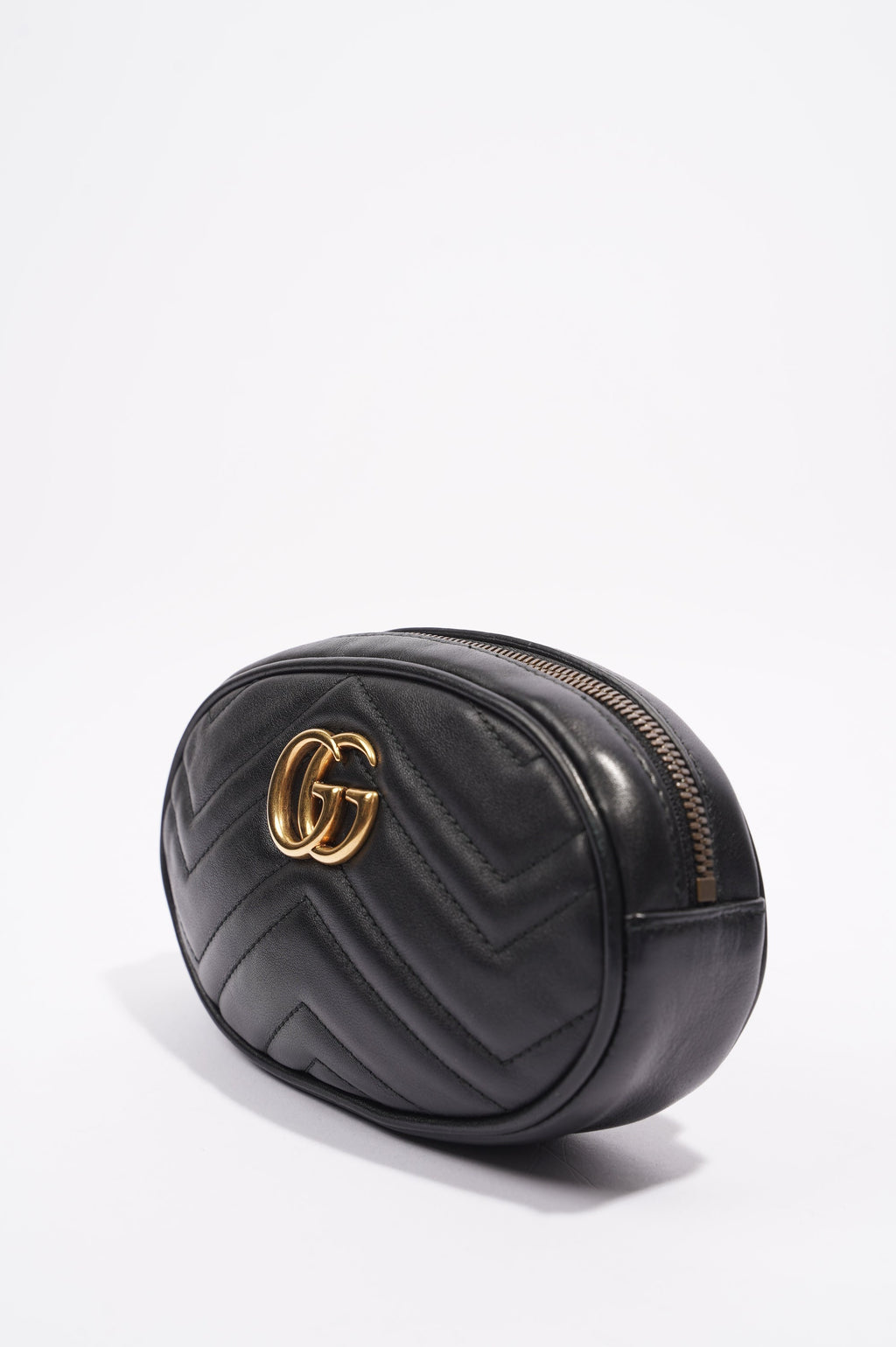 Gucci Marmont Belt Bag Black Leather