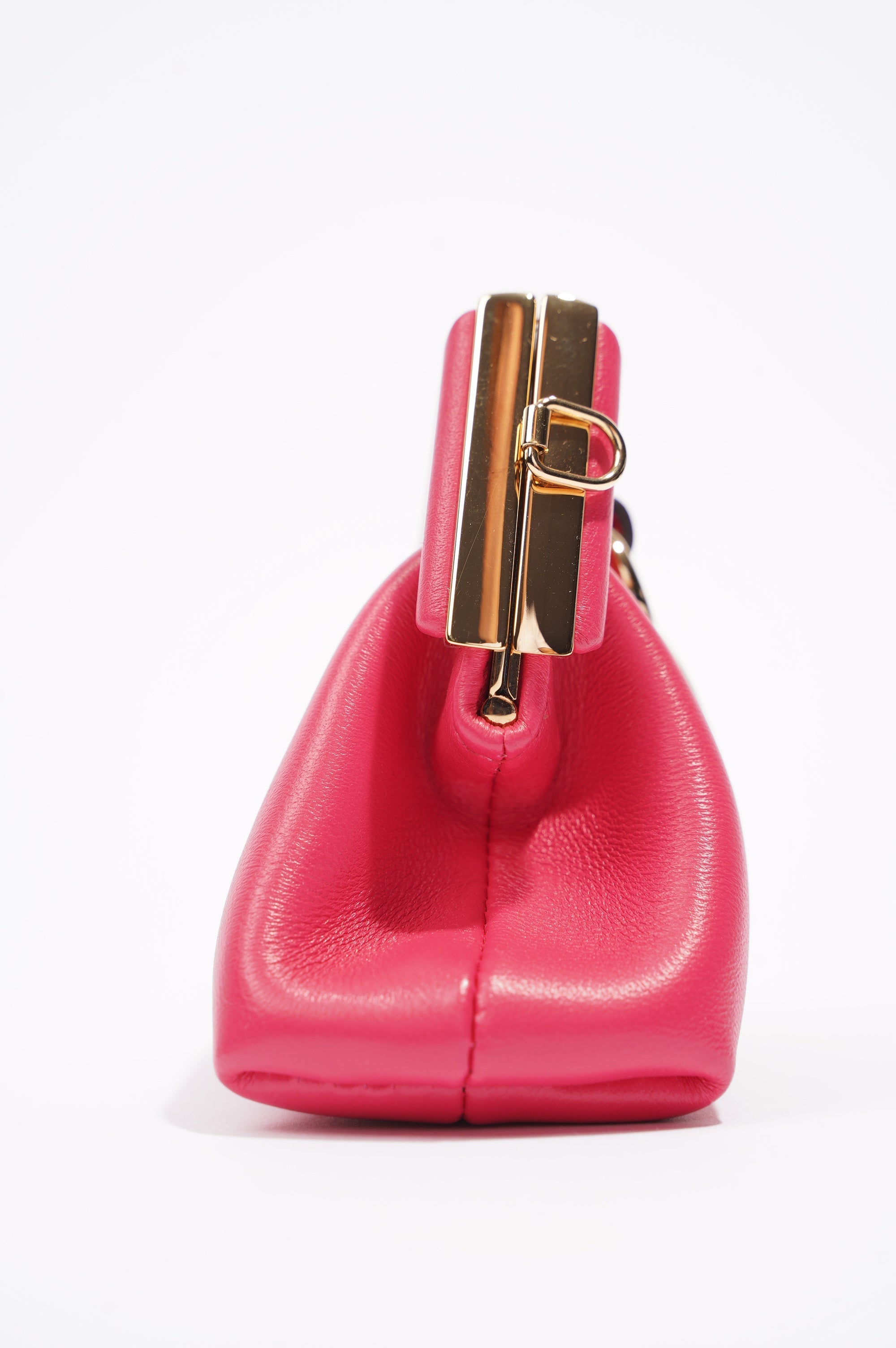 Fendi Fendi First Charm Pink Leather Nano