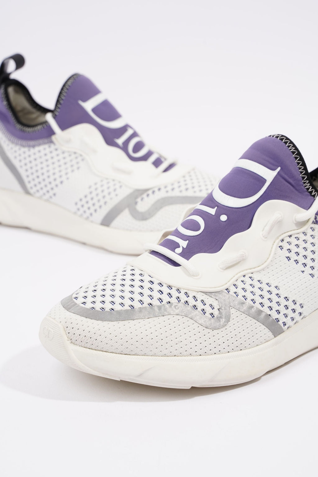 Christian Dior Mens B21 White / Purple EU 42 / UK 8