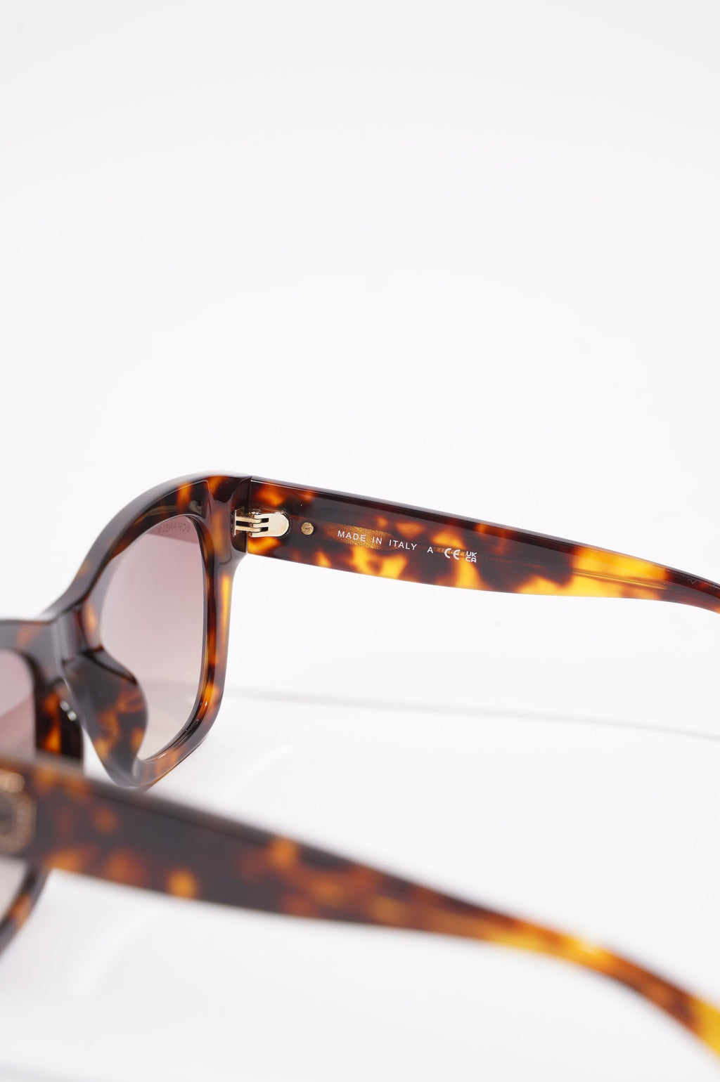 Chanel Womens Coco Charm Sunglasses Tortoise Shell 140
