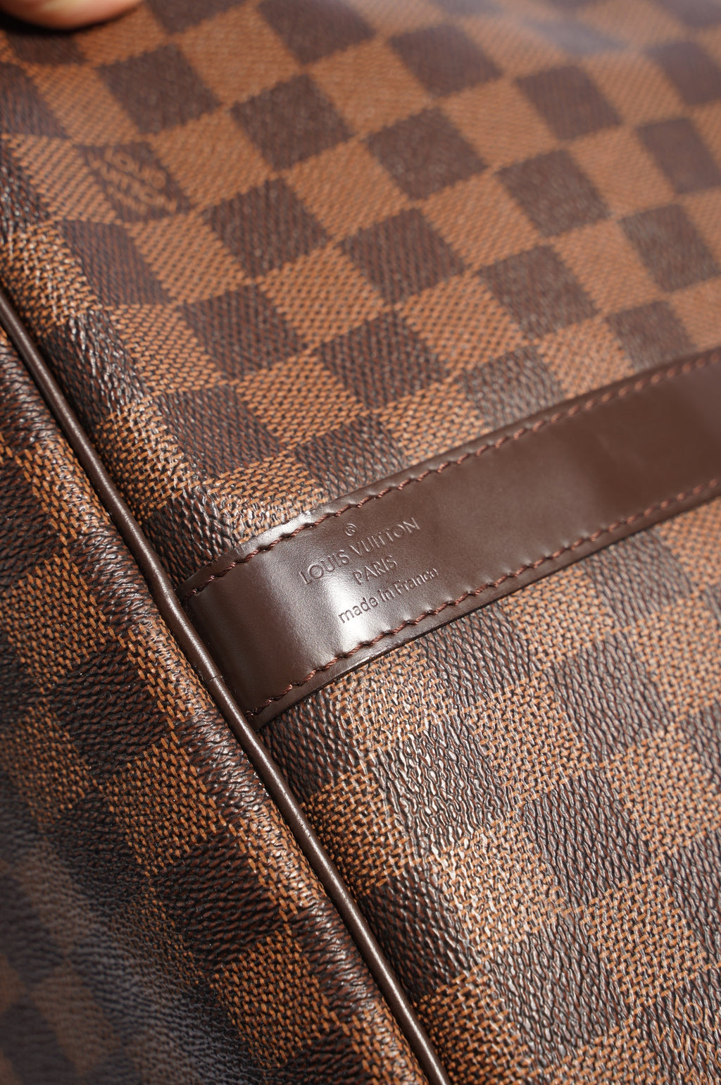 Louis Vuitton Womens Keepall Bandouliere Damier Ebene 55