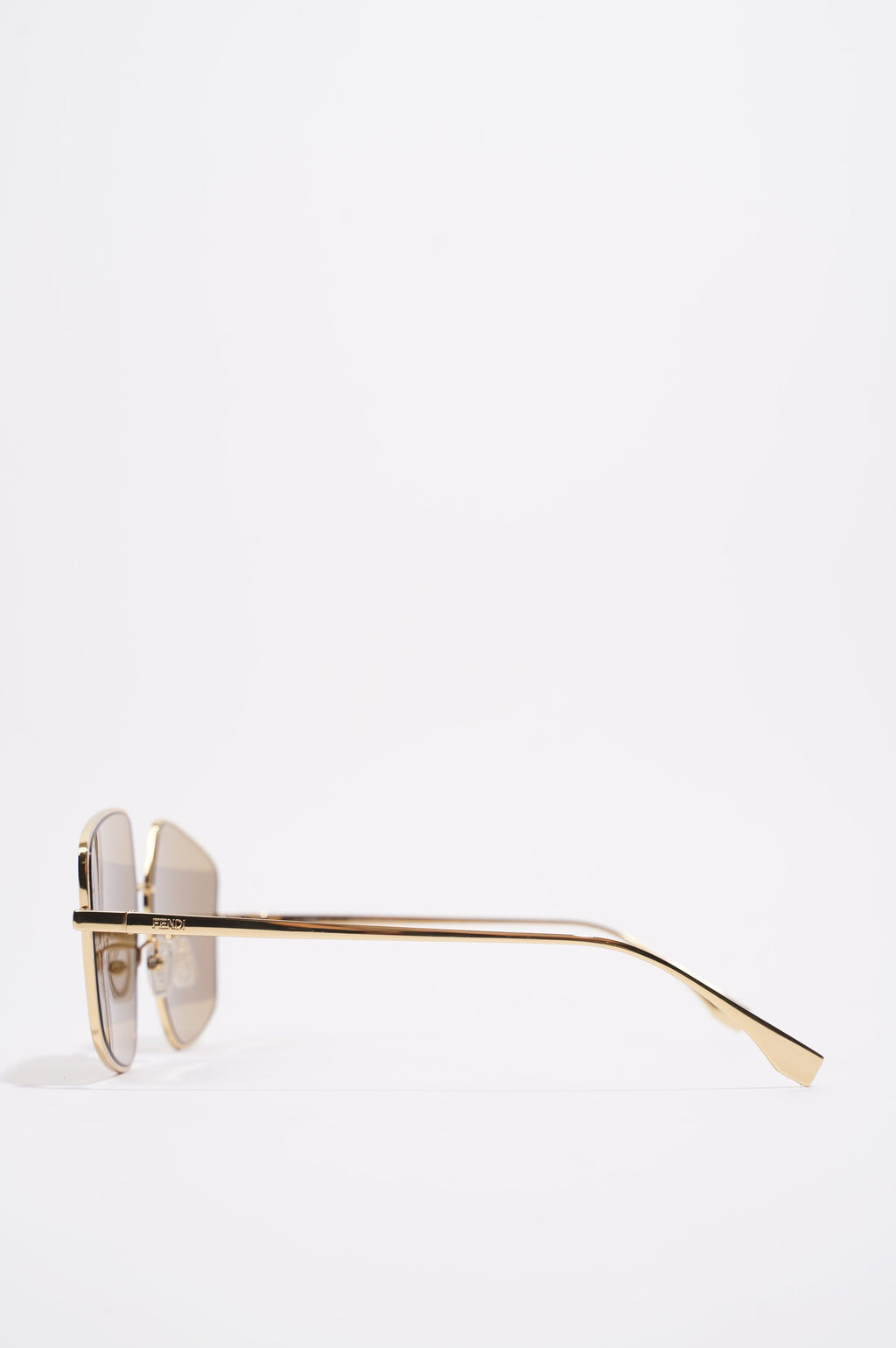 Fendi Womens FE40016U Sunglasses Metallic Base Metal / Acetate 140